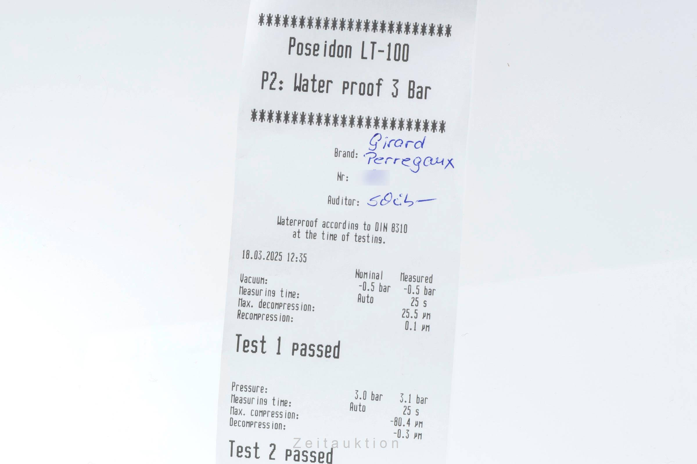 Girard Perregaux 1966 18 ct white gold automatic men's watch  49534-53-711-BK6A LP: 22200EUR  [2501513]