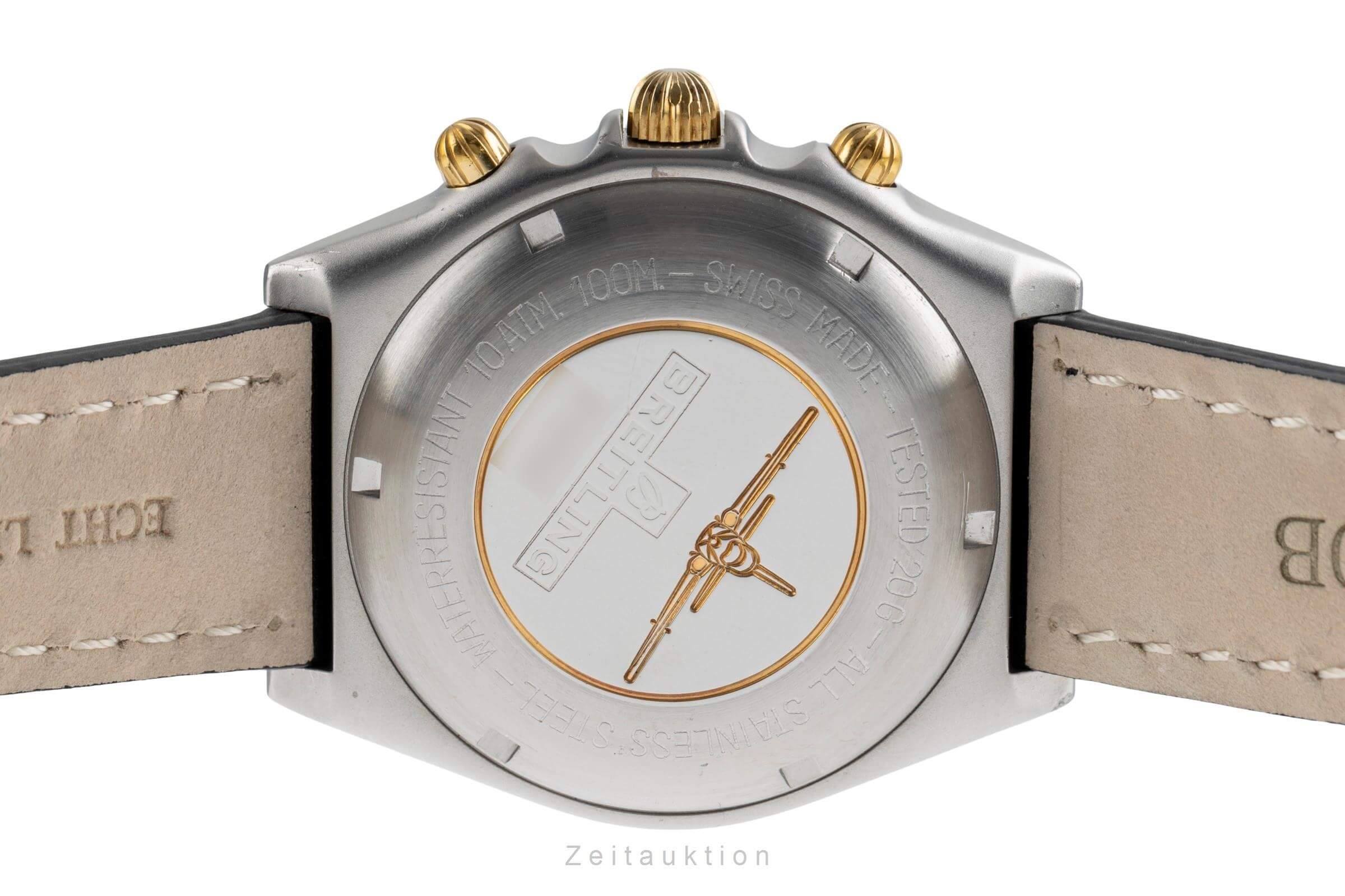 Breitling Chronomat chronographe acier / or  automatique montre pour hommes B13055  [2501514]