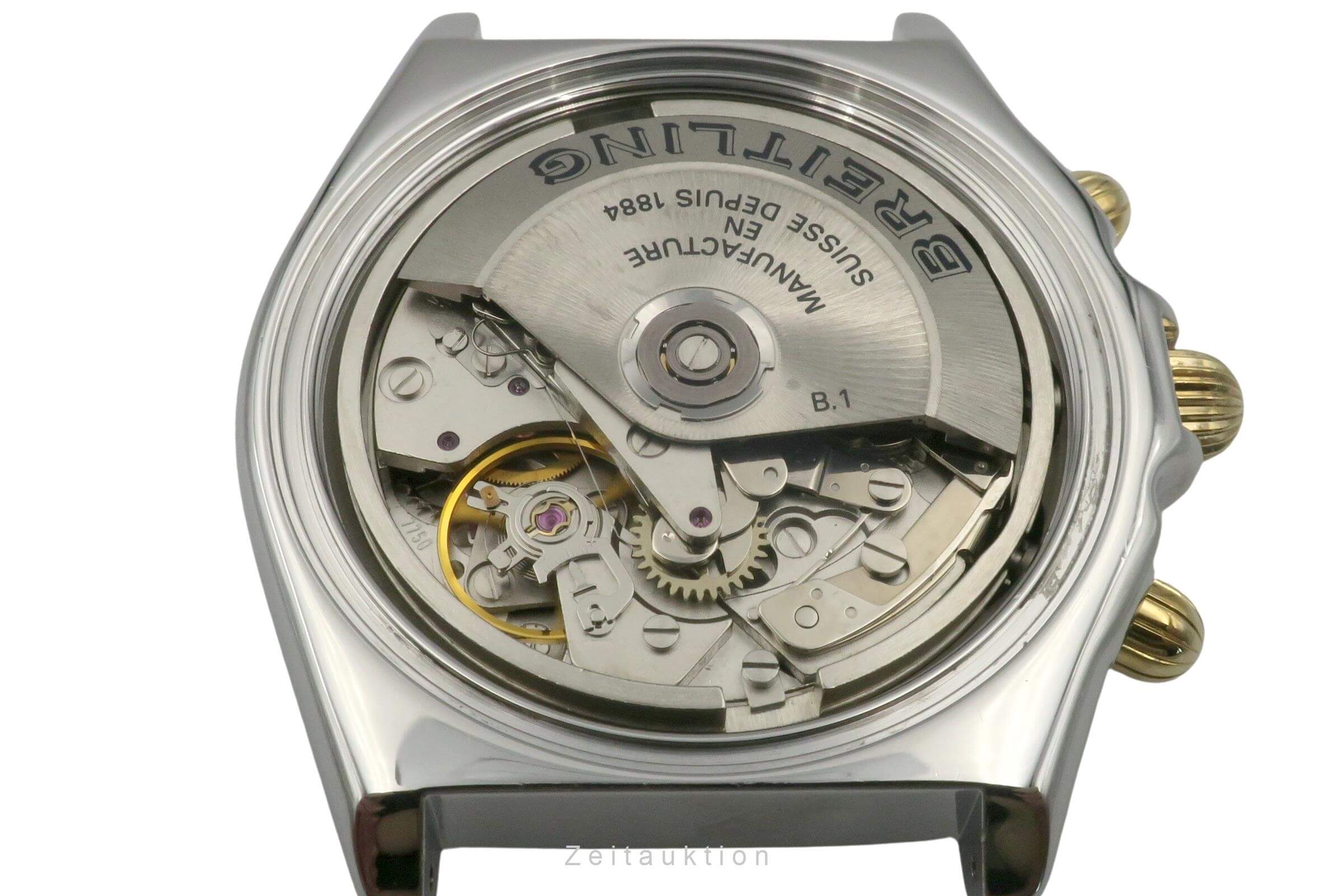 Breitling Chronomat chronographe acier / or  automatique montre pour hommes B13055  [2501514]