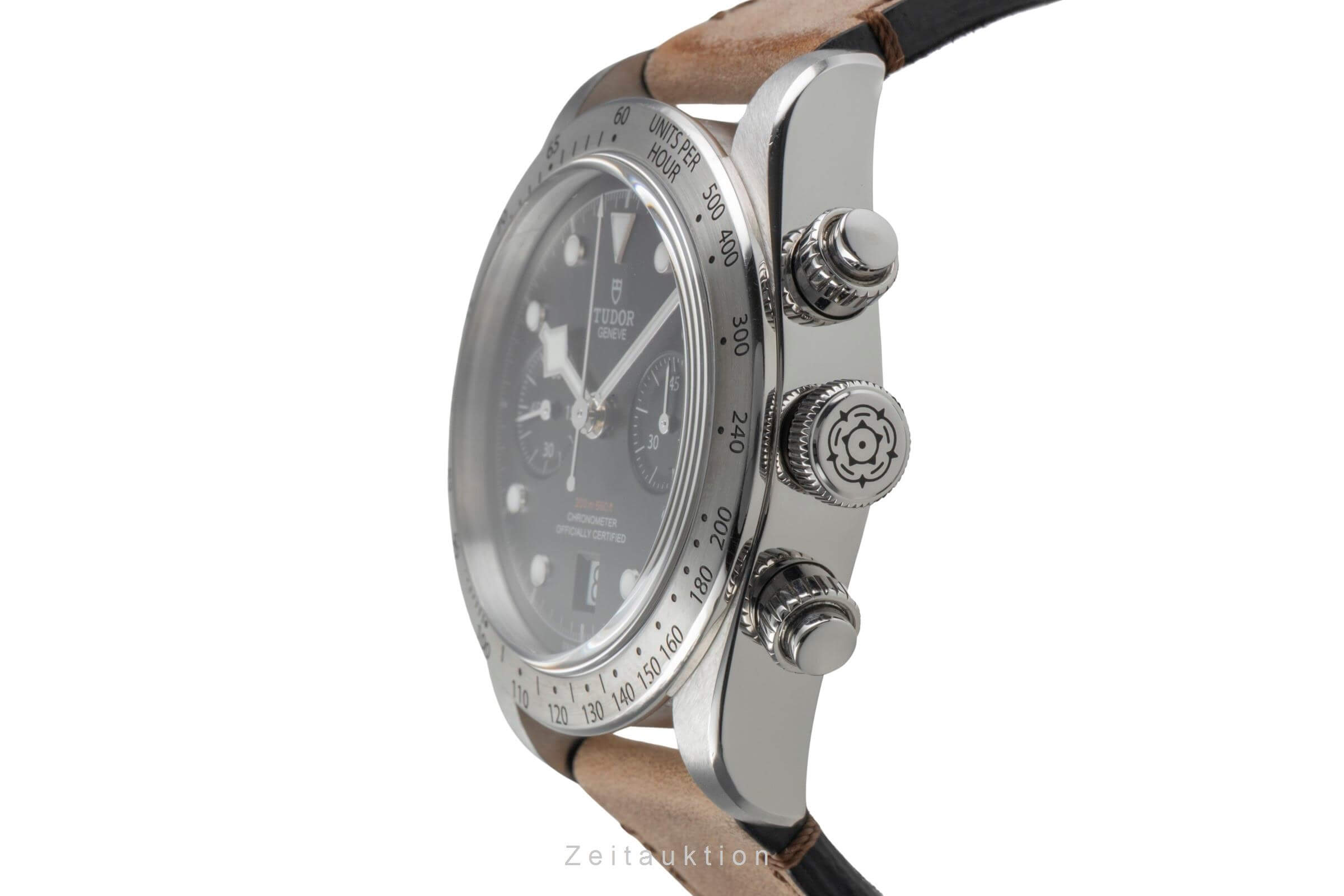 Tudor Heritage Black Bay chronograph steel automatic men's watch 79350  [2501520]