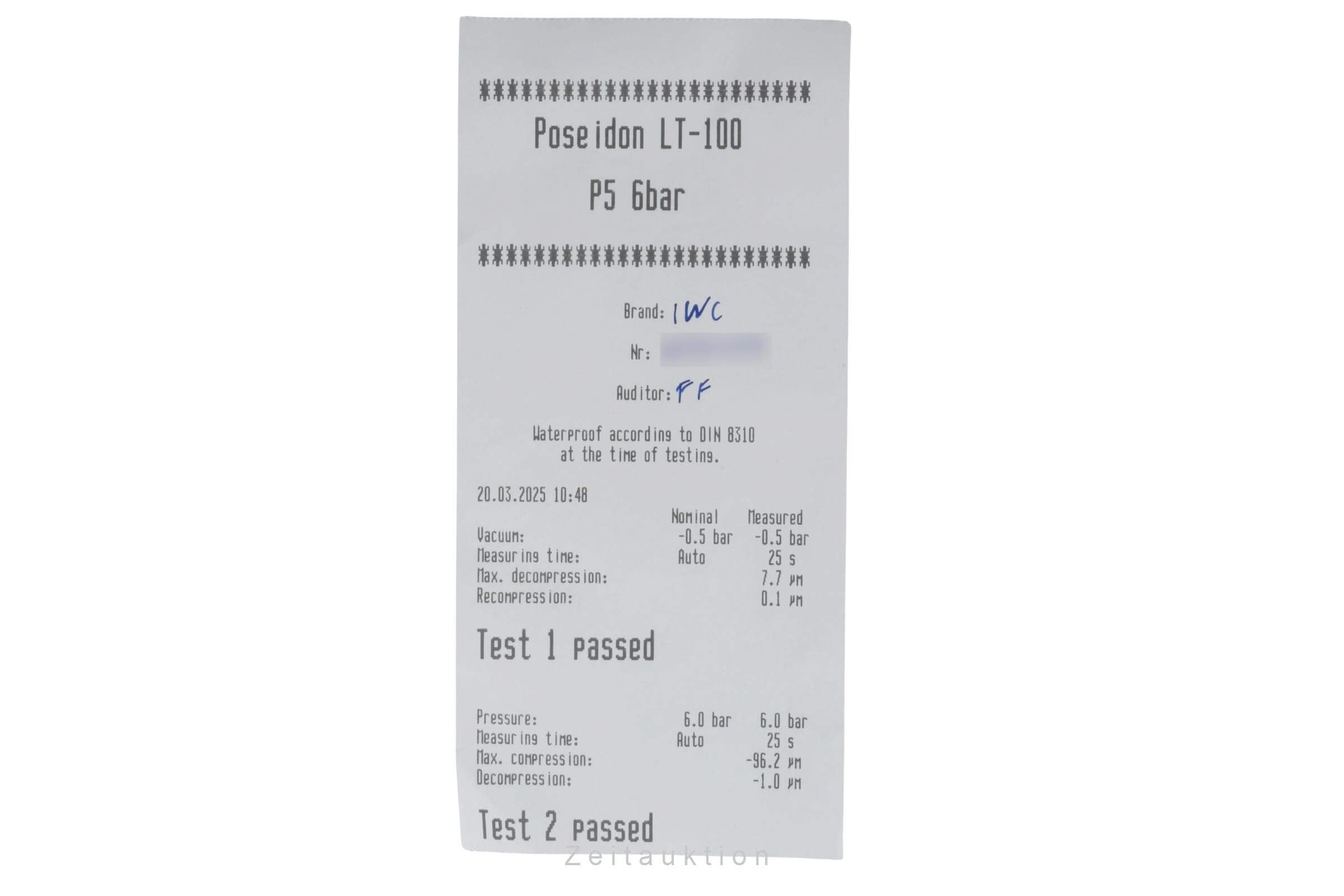 IWC Yachtclub cronografo acciaio automatismo orologio da uomo IW390504 Limited  [2501523]