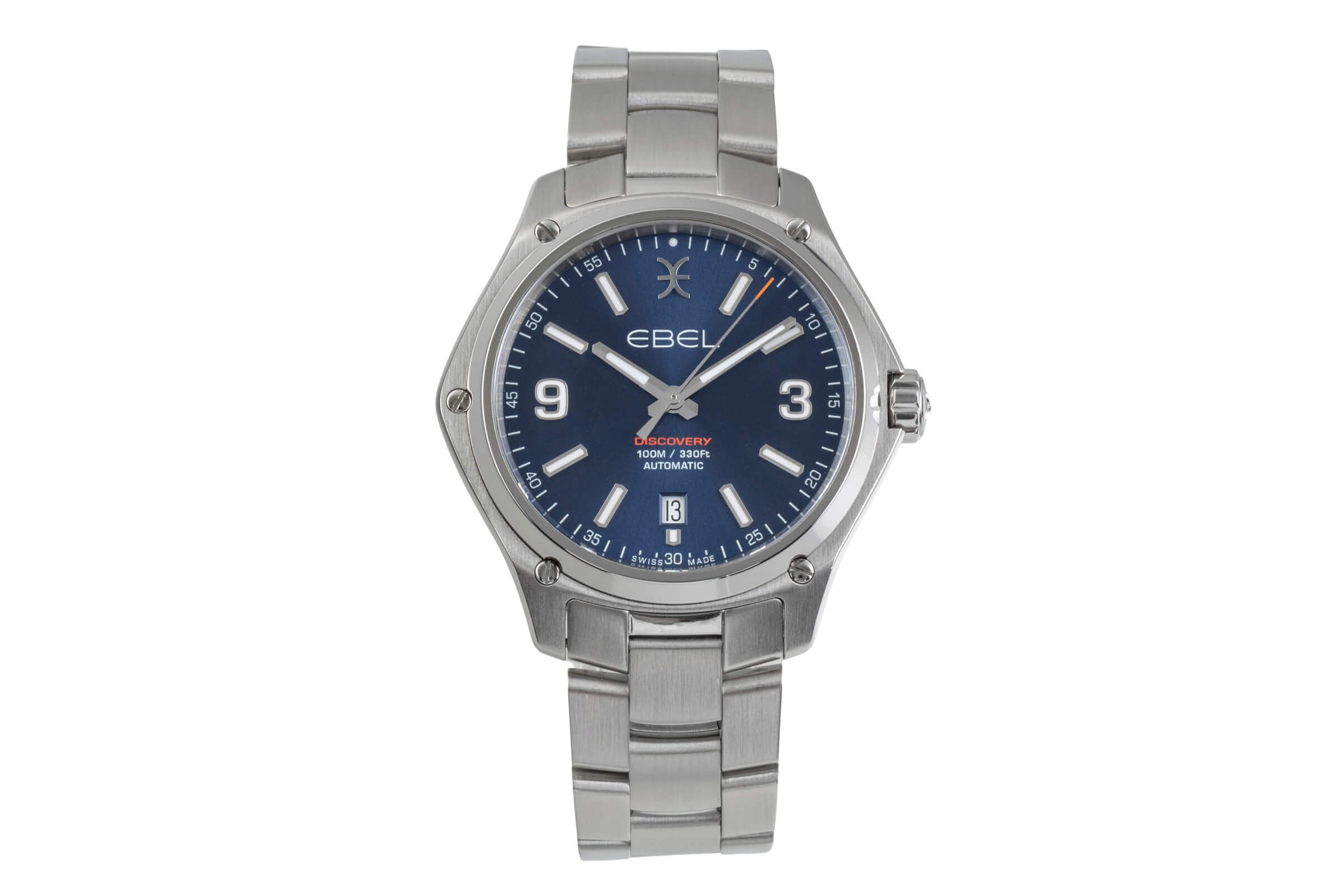Ebel Discovery acier automatique montre pour hommes 1216458 LP: 2200EUR  [2501525]