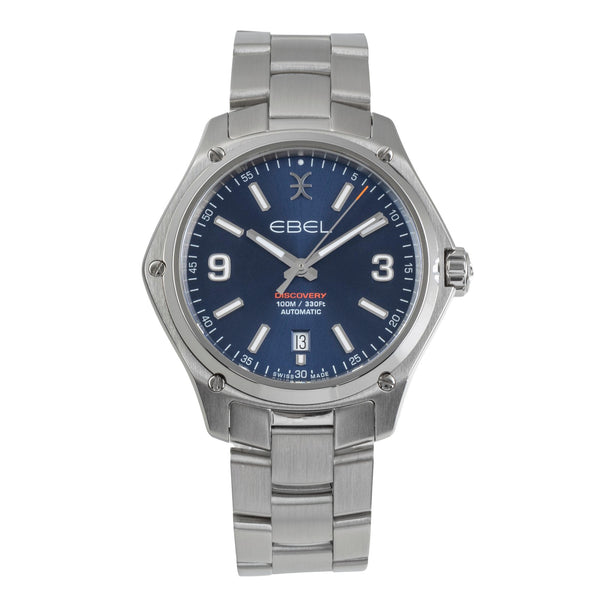 Ebel Discovery acier automatique montre pour hommes 1216458 LP: 2200EUR  [2501525]