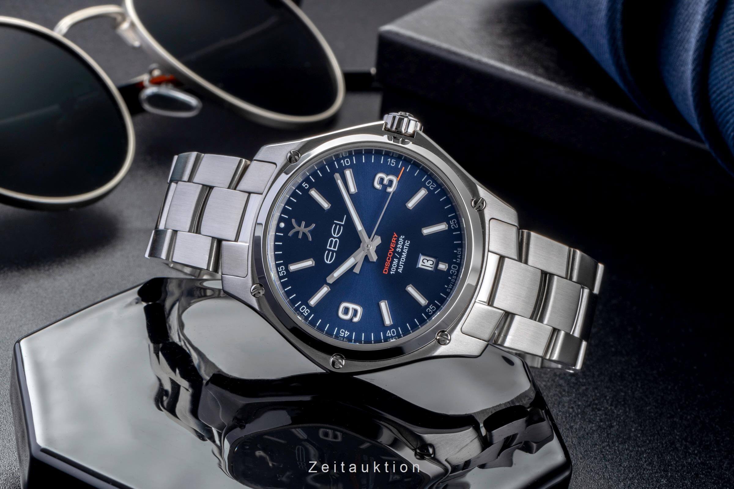 Ebel Discovery acier automatique montre pour hommes 1216458 LP: 2200EUR  [2501525]