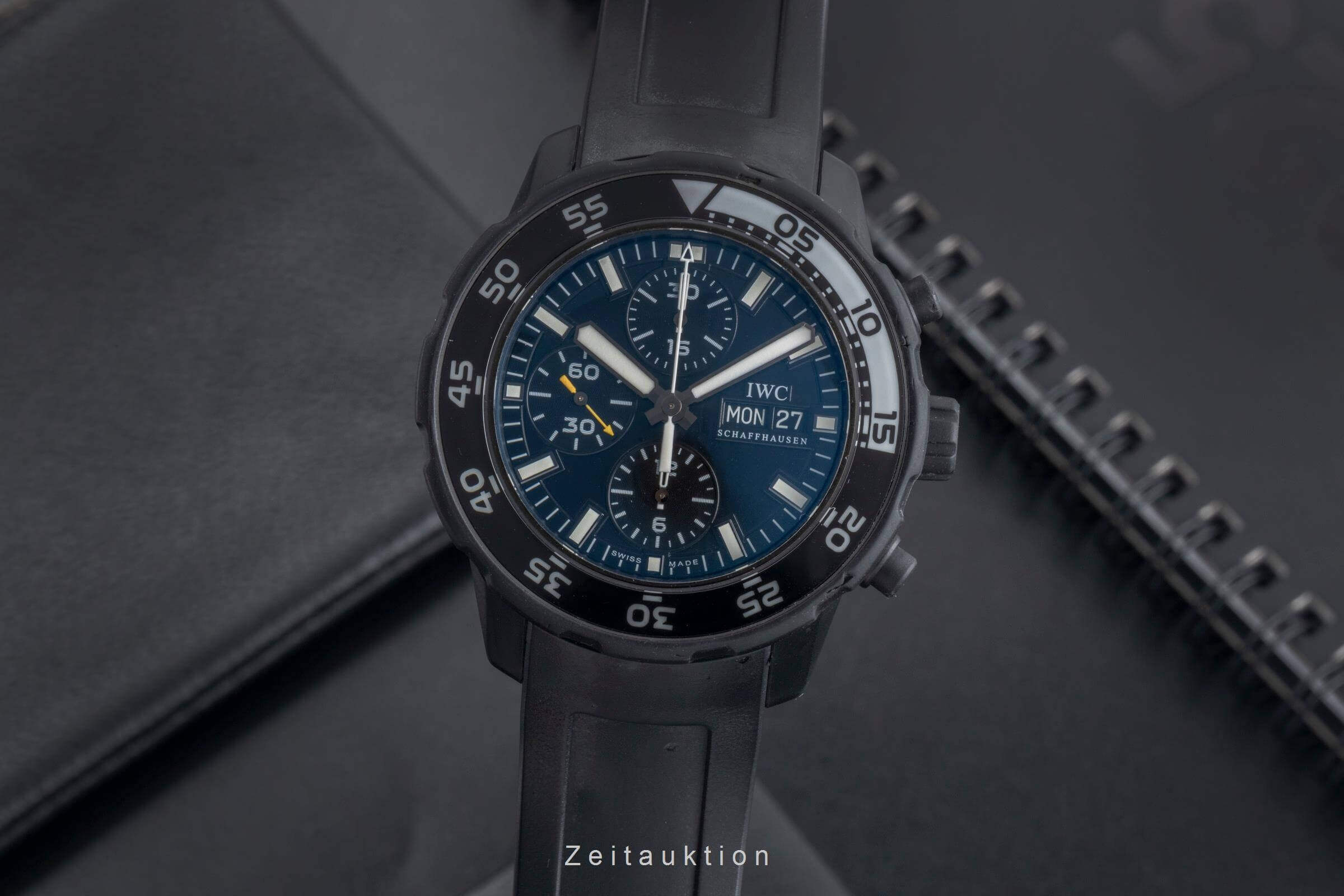IWC Aquatimer chronograph Steel / rubber automatic men's watch IW376705 LP: 11700EUR  [2501528]