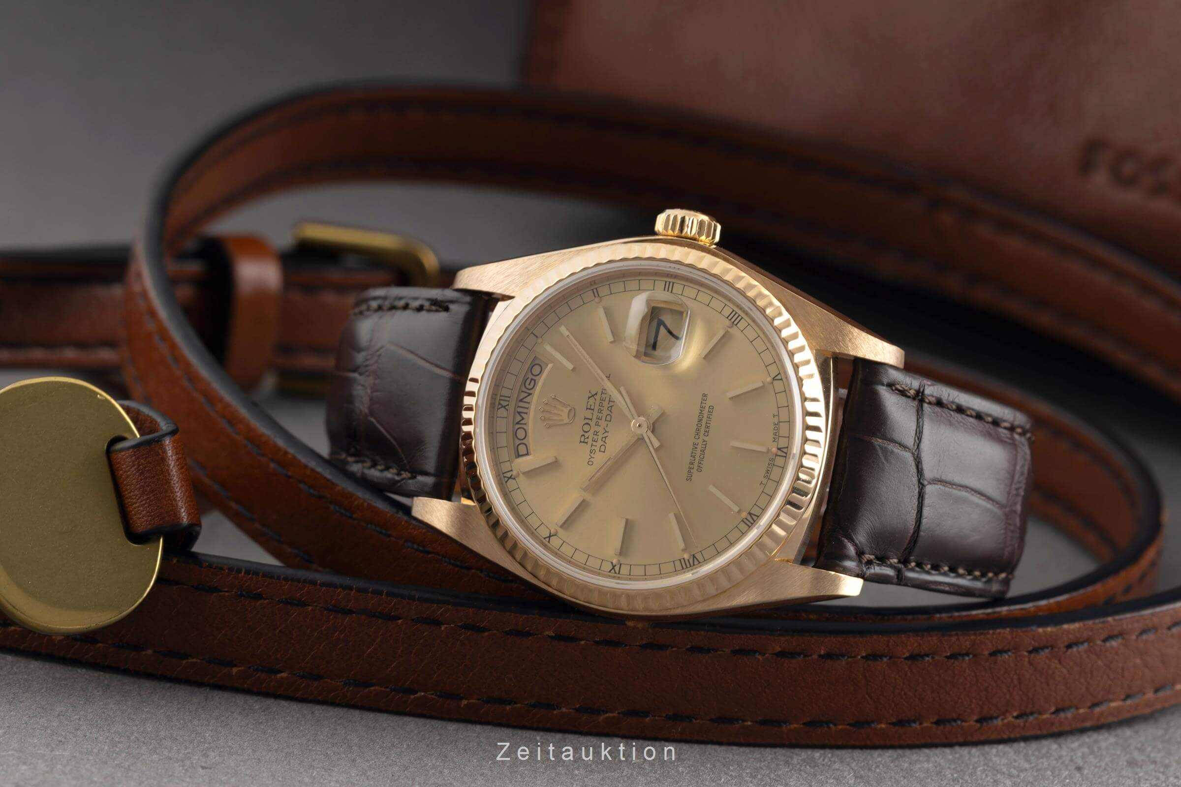 Rolex Day-Date 18 ct gold automatic 3055 18038 VINTAGE