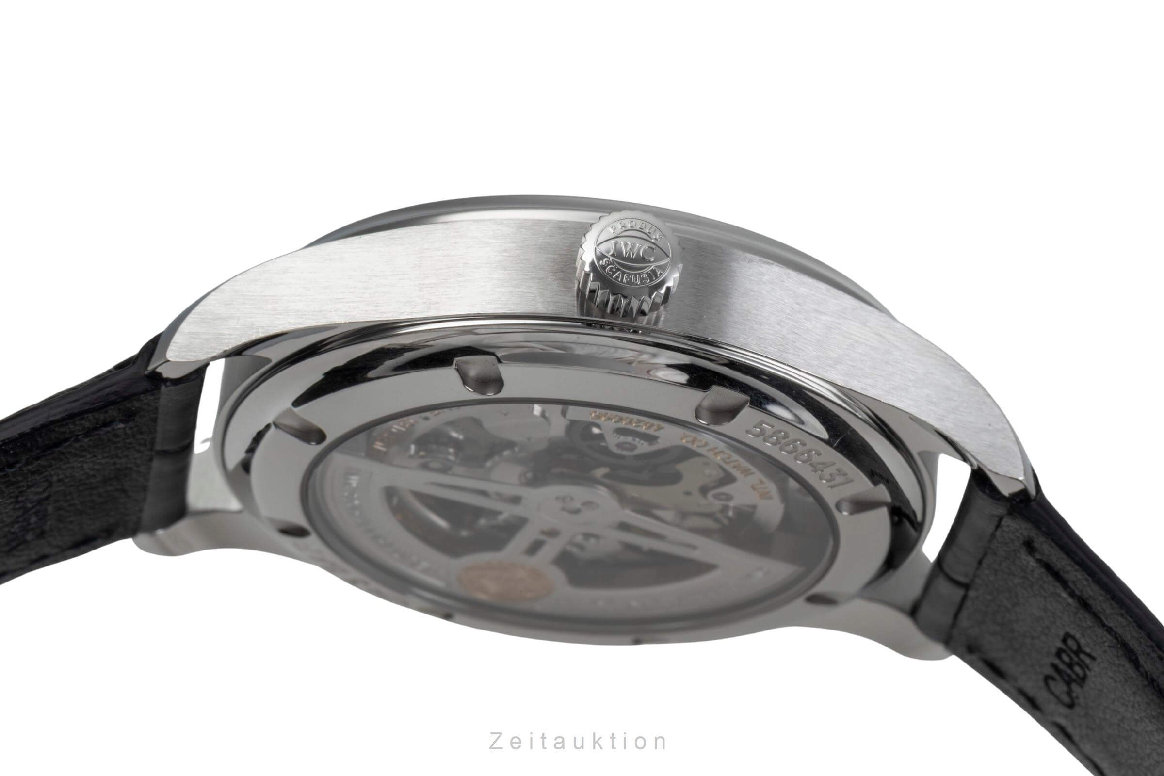 IWC Portugieser acciaio automatismo orologio da uomo IW358305 LP: 7700EUR  [2501535]