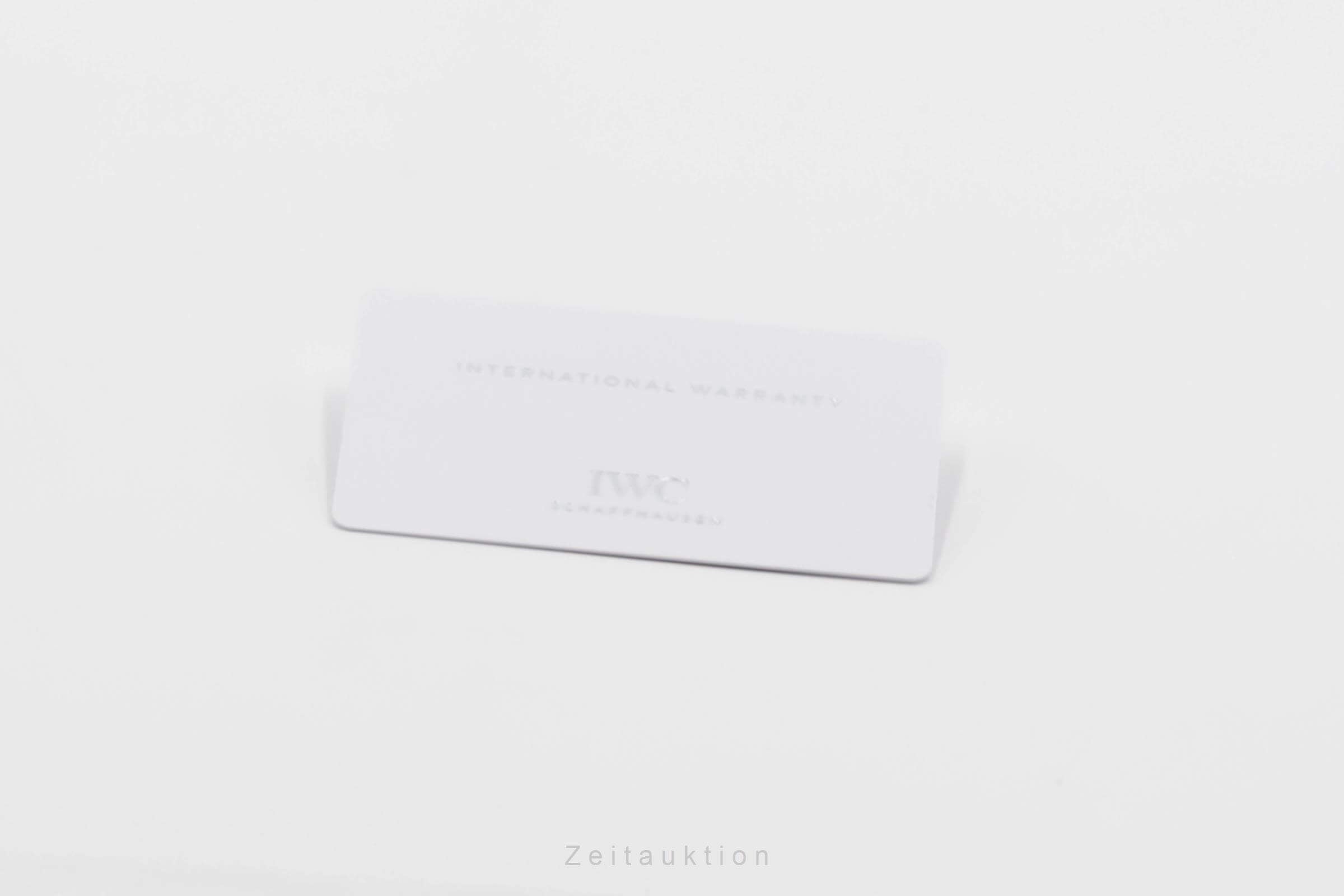 IWC Portugieser acciaio automatismo orologio da uomo IW358305 LP: 7700EUR  [2501535]