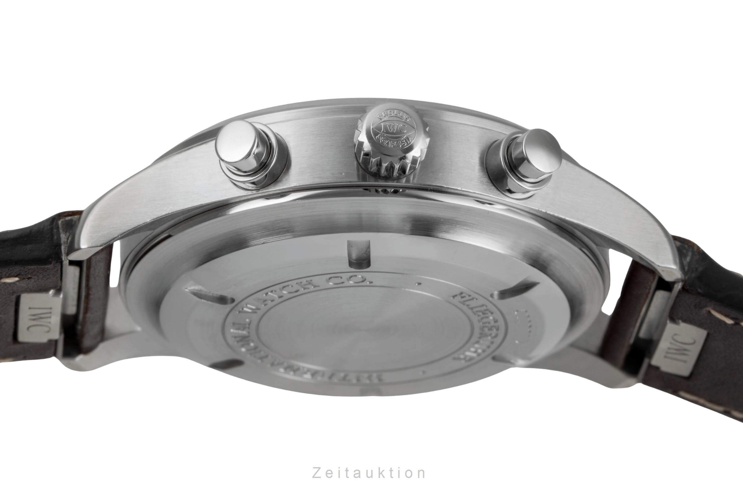 IWC Fliegerchronograph chronographe acier automatique montre pour hommes IW371701 LP: 7700EUR  [2501537]