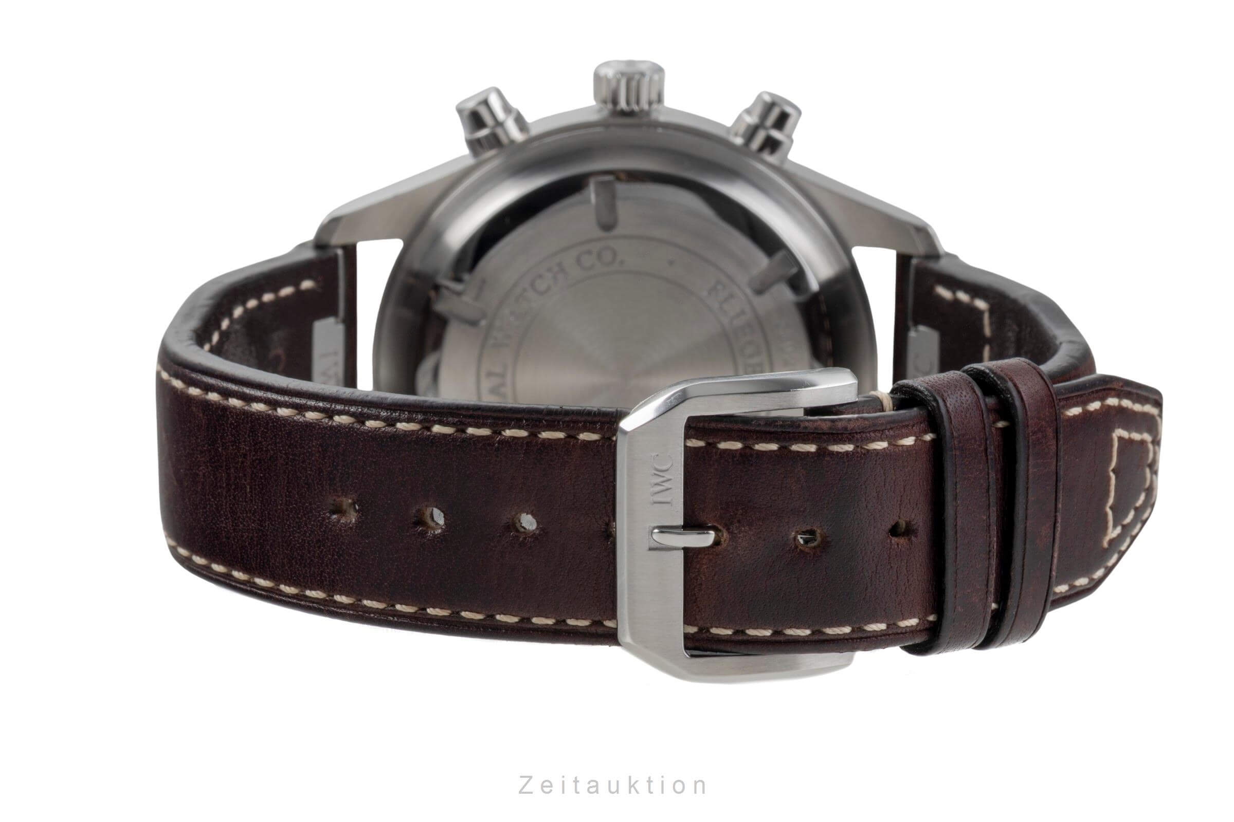 IWC Fliegerchronograph chronographe acier automatique montre pour hommes IW371701 LP: 7700EUR  [2501537]