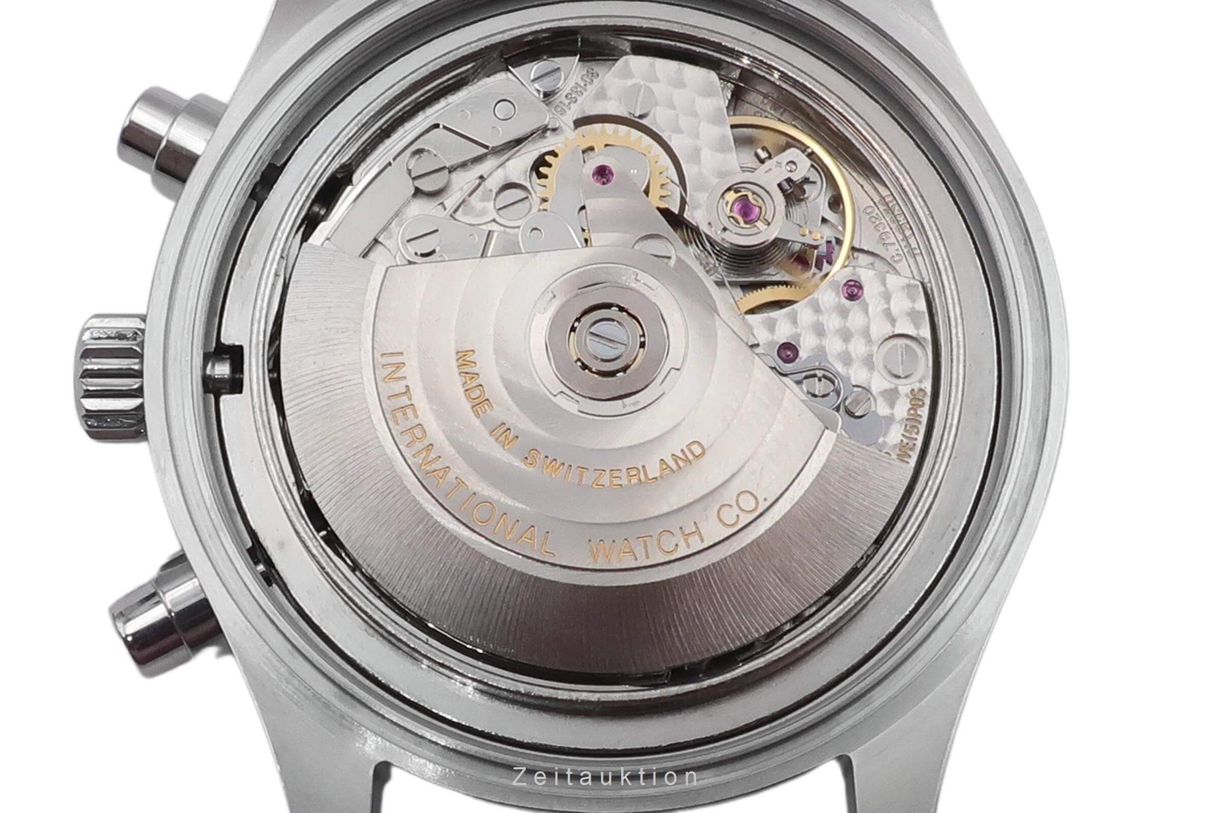 IWC Fliegerchronograph chronographe acier automatique montre pour hommes IW371701 LP: 7700EUR  [2501537]