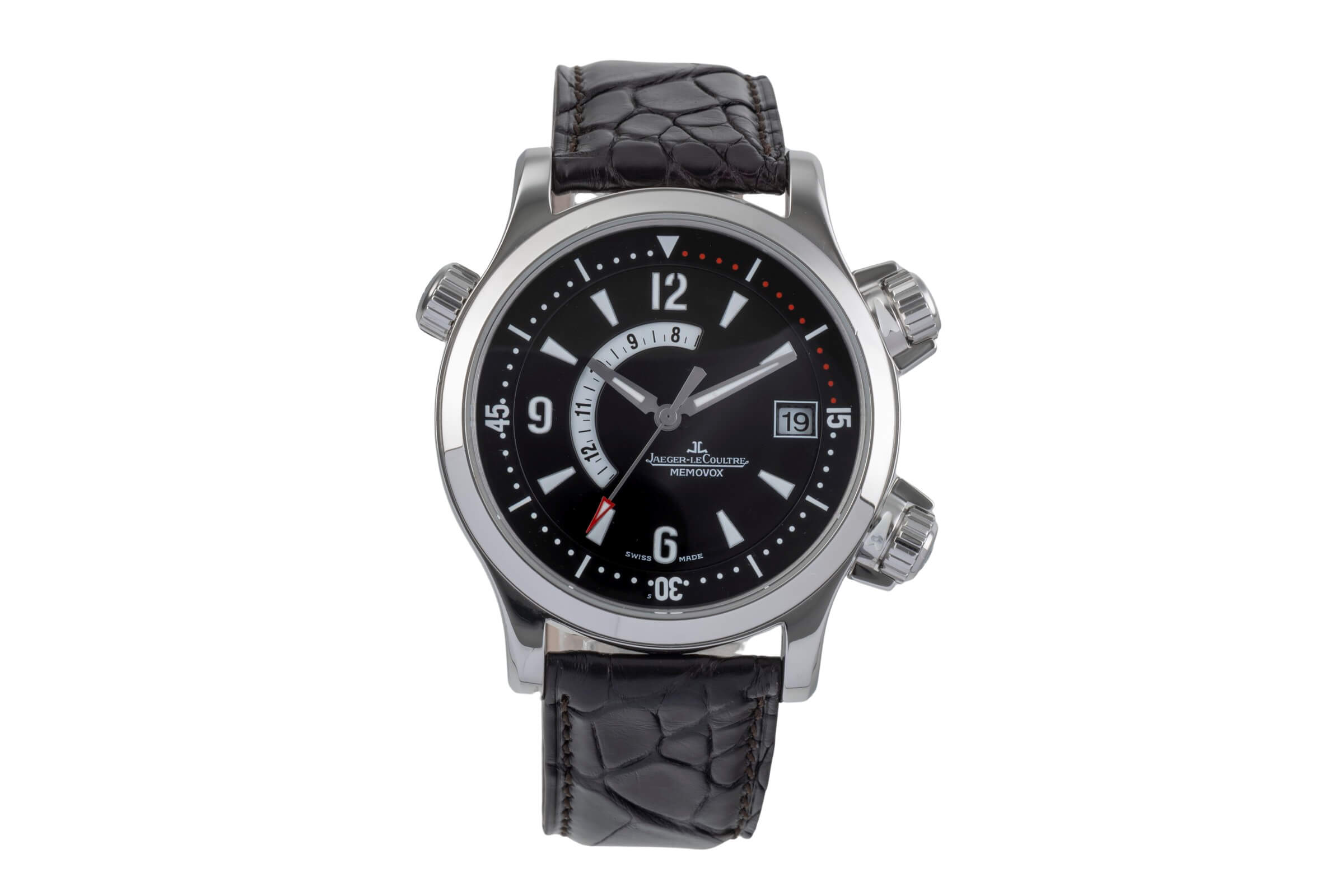 Jaeger LeCoultre Memovox steel automatic Kal. 918 Ref. Q1708170