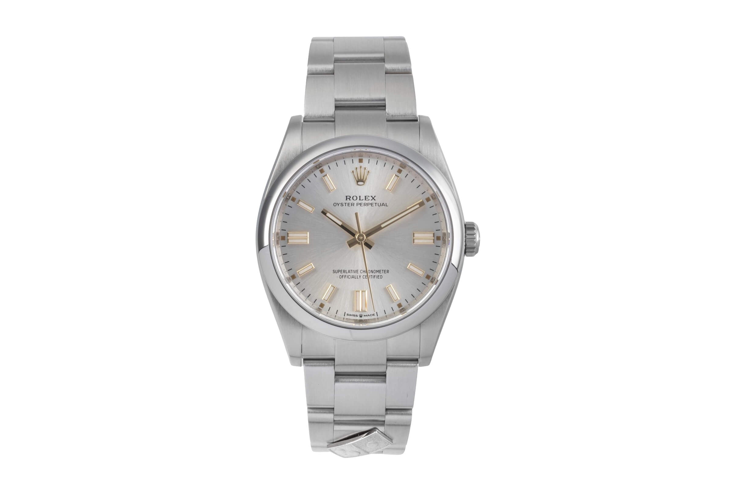 Rolex Oyster Perpetual acciaio automatismo orologio da uomo 126000  [2501546]