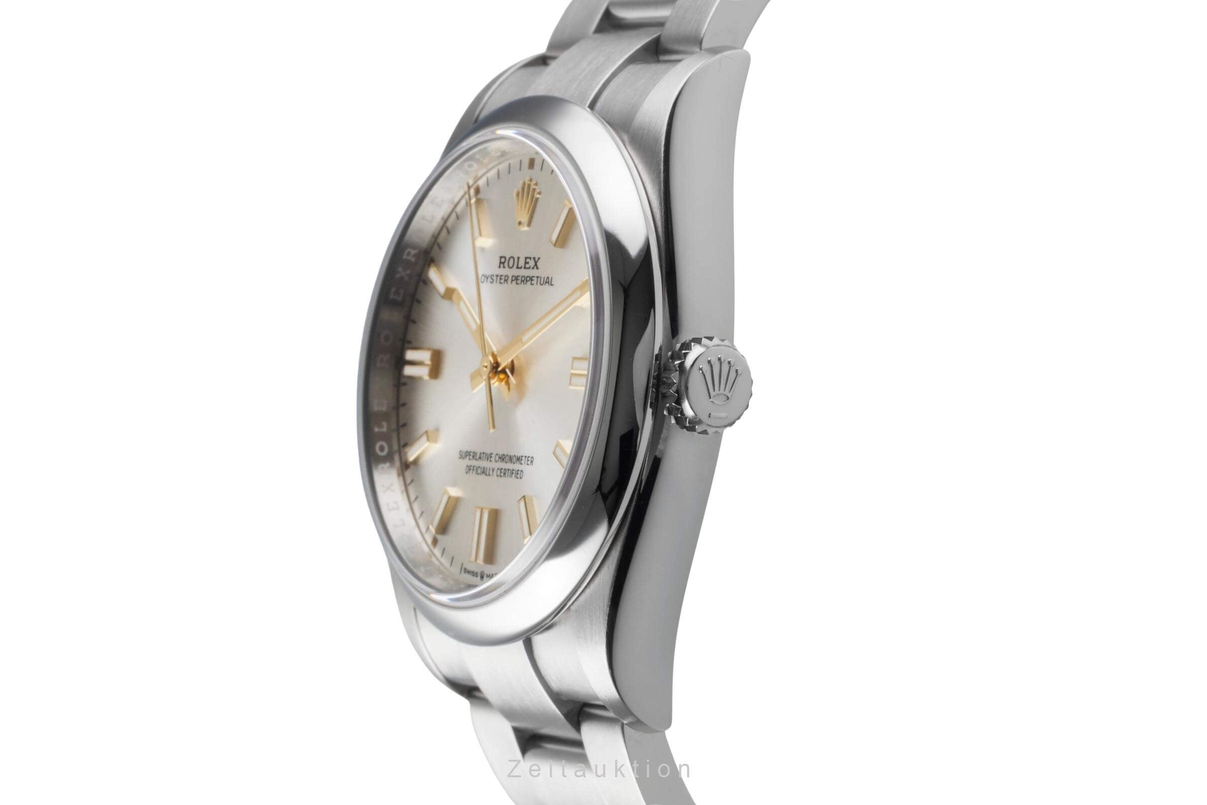 Rolex Oyster Perpetual acciaio automatismo orologio da uomo 126000  [2501546]