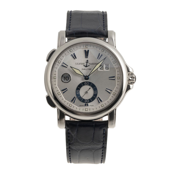 Ulysse Nardin Dual Time GMT Automatik Edelstahl Herrenuhr Ref. 243-55  [2501547]