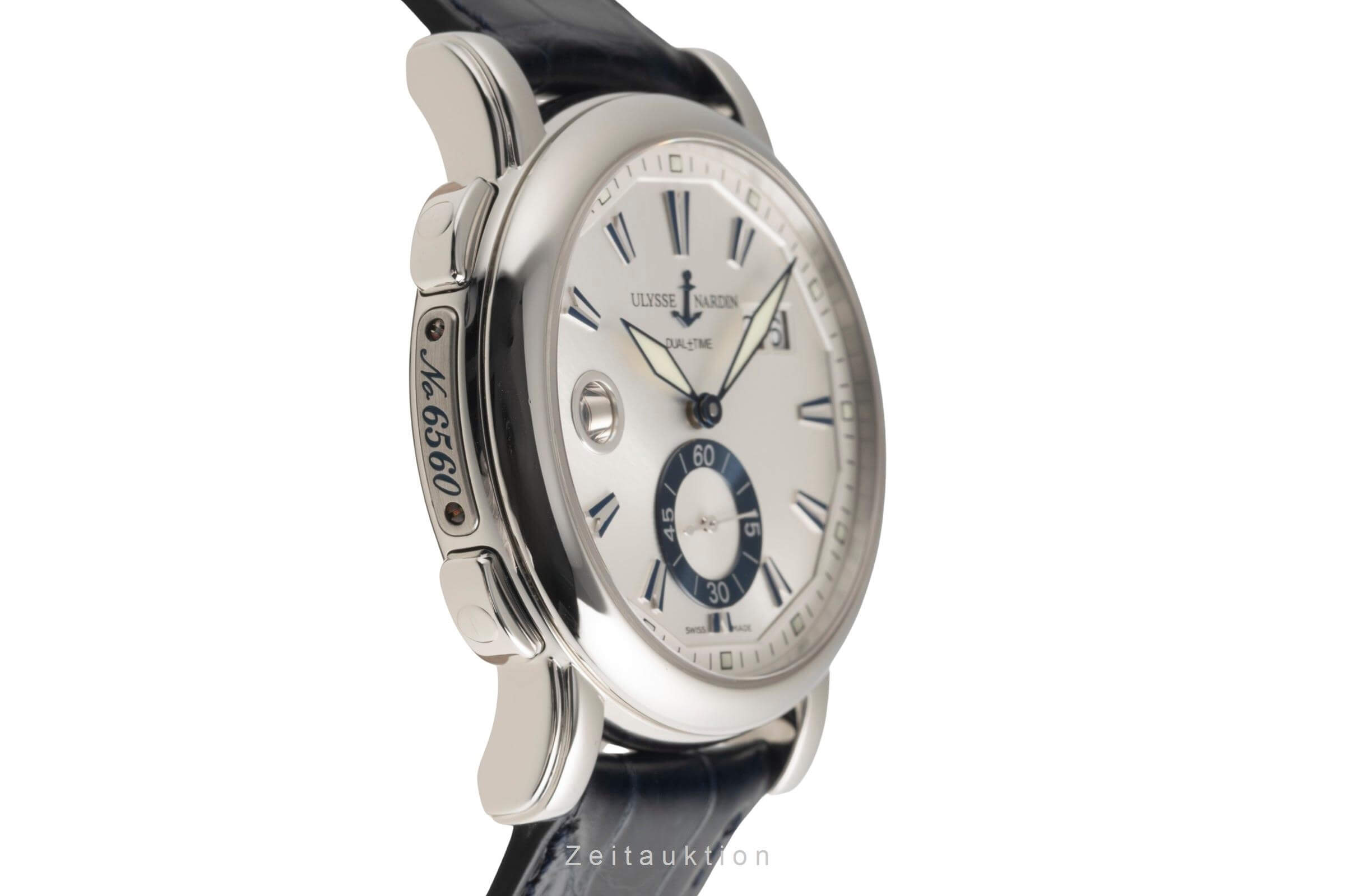 Ulysse Nardin Dual Time GMT Automatik Edelstahl Herrenuhr Ref. 243-55  [2501547]