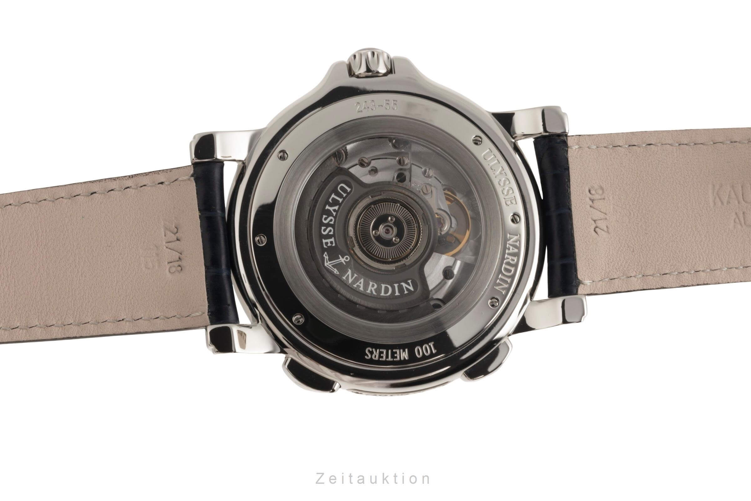 Ulysse Nardin Dual Time GMT Automatik Edelstahl Herrenuhr Ref. 243-55  [2501547]