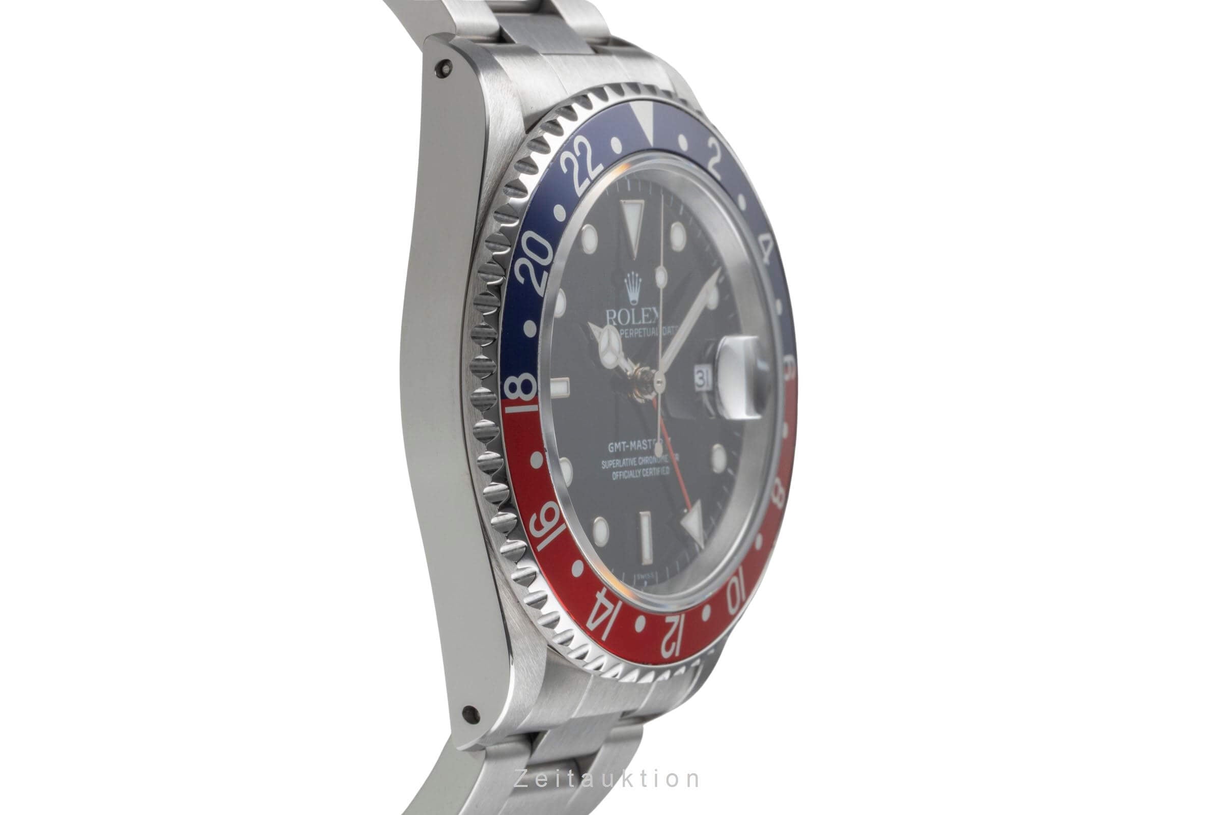Rolex GMT-Master II Date "Pepsi" Edelstahl Oyster Perpetual Ref. 16710 A-Serie [2501548]