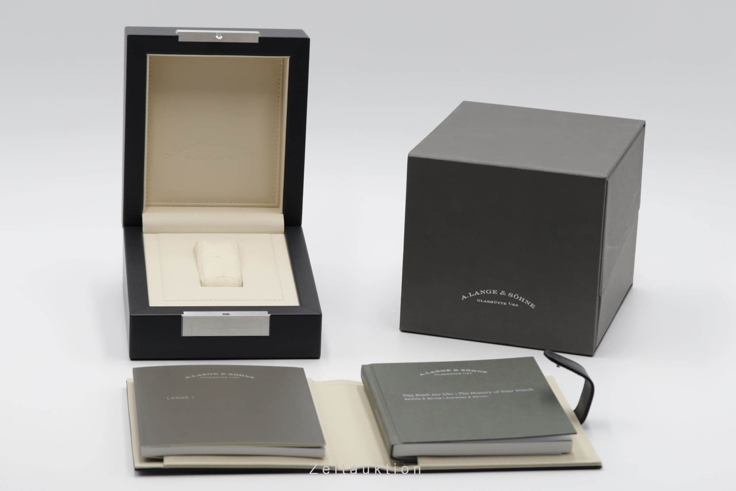 A. Lange & Söhne Lange 1 18k Gold Handaufzug Gangreserve Ref. 191.021 B&P [2501550]