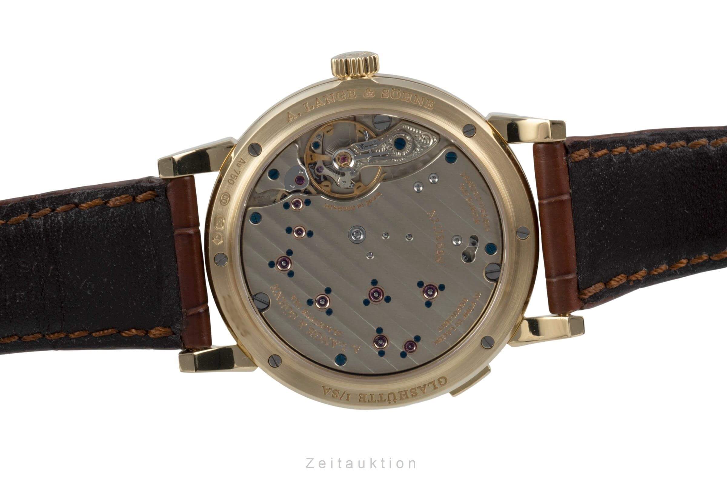 A. Lange & Söhne Lange 1 18k Gold Handaufzug Gangreserve Ref. 191.021 B&P [2501550]