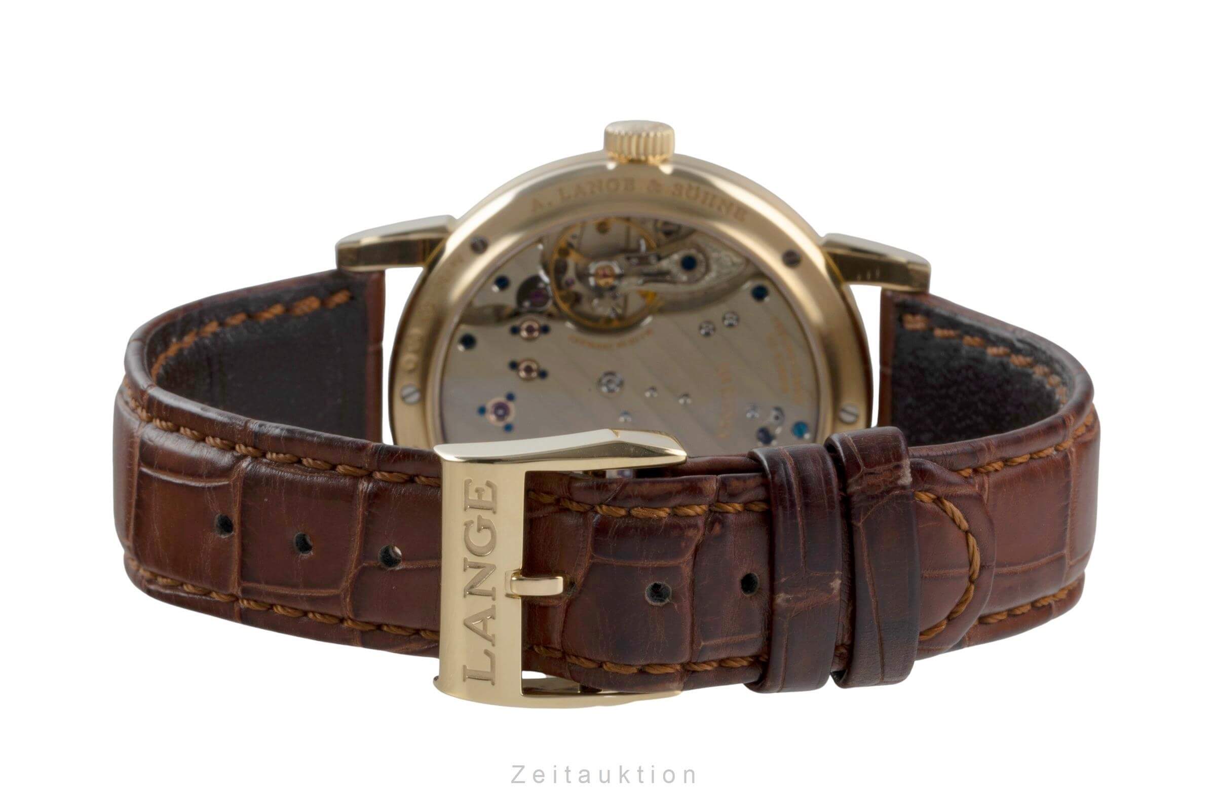 A. Lange & Söhne Lange 1 18k Gold Handaufzug Gangreserve Ref. 191.021 B&P [2501550]