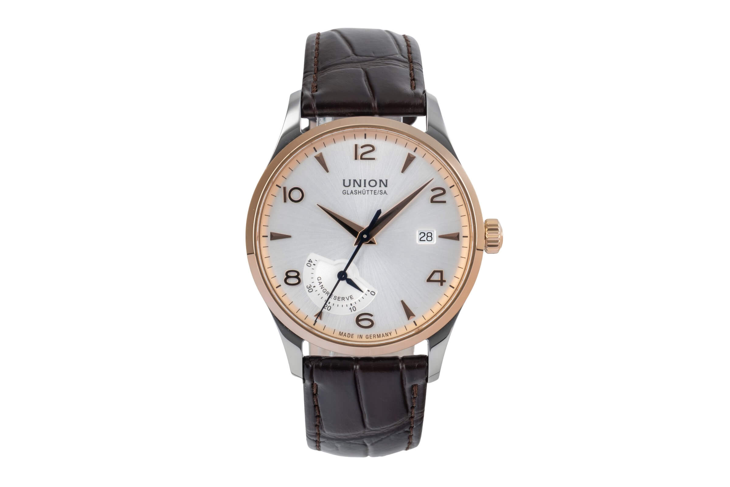 Union Glashütte Noramis acciaio / oro automatismo orologio da uomo D900.424.66.037.01  [2501560]