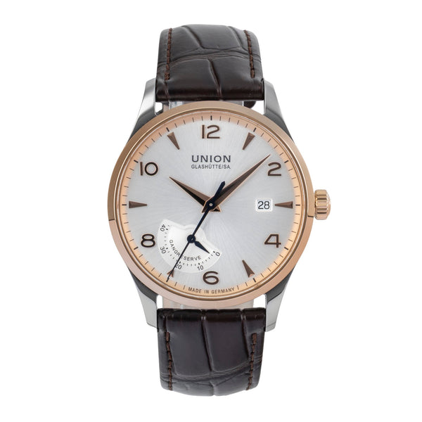 Union Glashütte Noramis acciaio / oro automatismo orologio da uomo D900.424.66.037.01  [2501560]