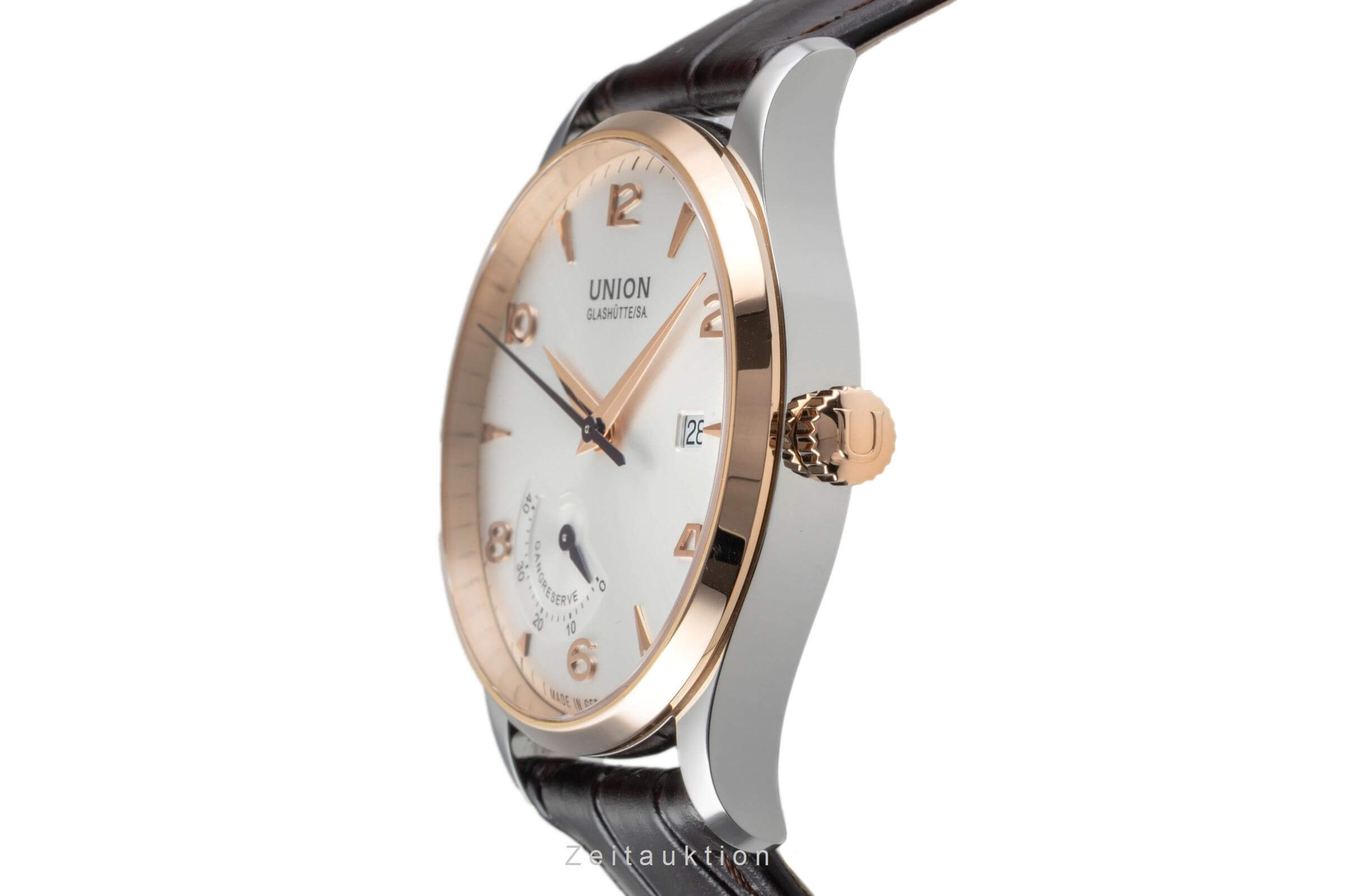 Union Glashütte Noramis acciaio / oro automatismo orologio da uomo D900.424.66.037.01  [2501560]