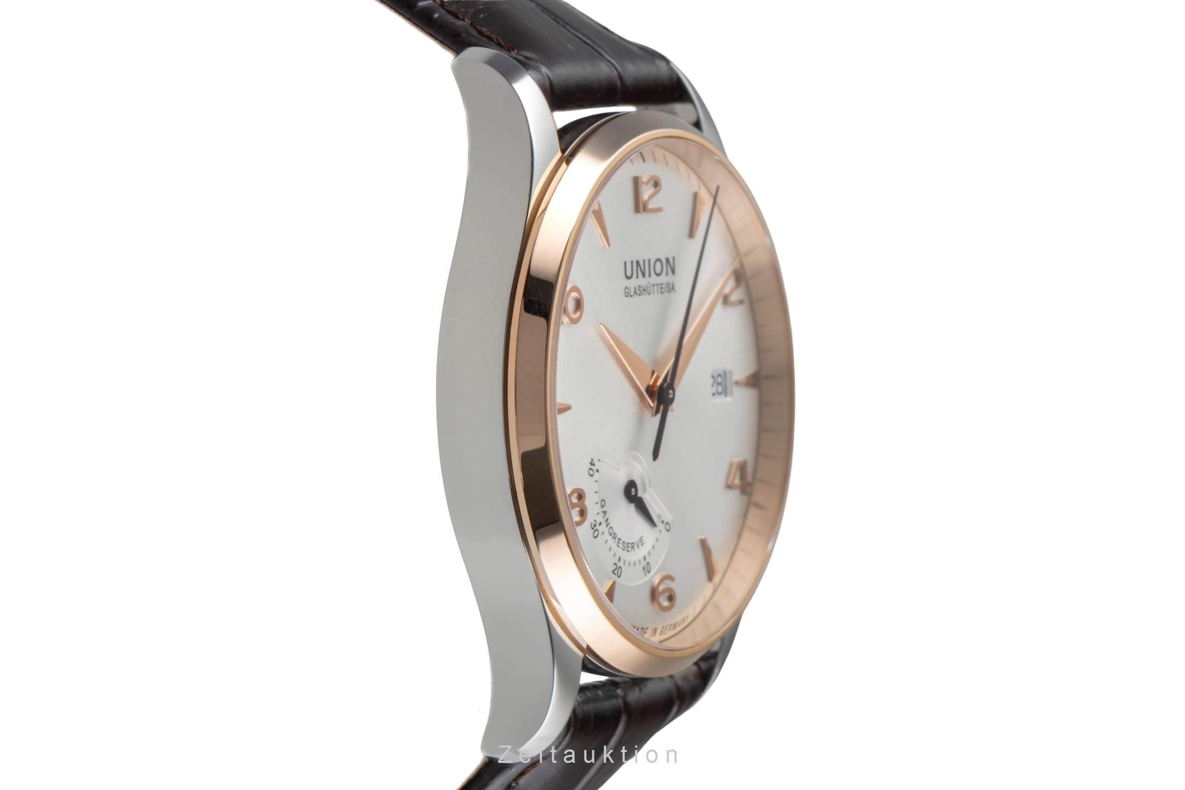 Union Glashütte Noramis acciaio / oro automatismo orologio da uomo D900.424.66.037.01  [2501560]