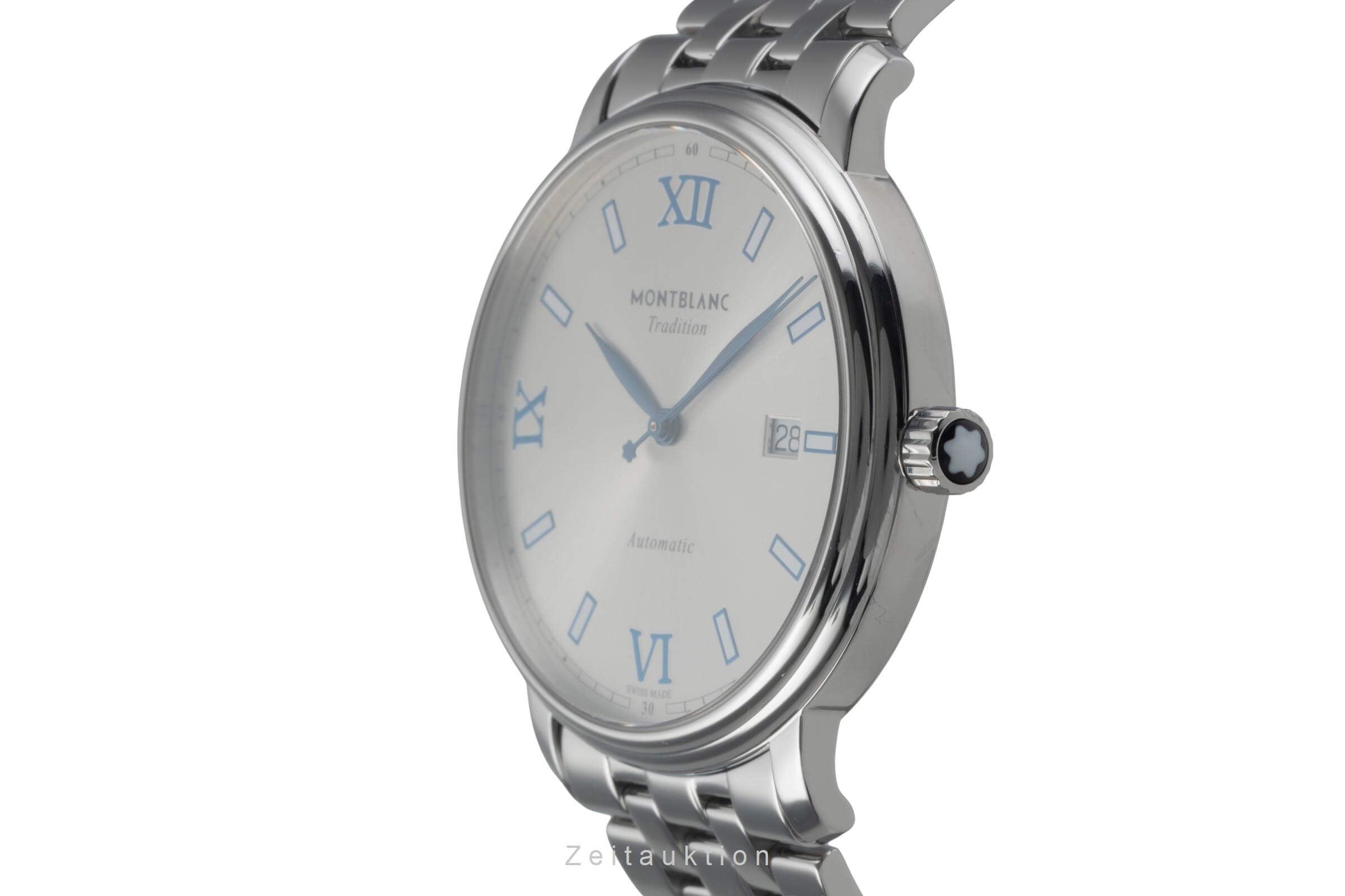 Montblanc Tradition steel automatic men's watch 129286   7542 LP: 2050EUR  [2501562]