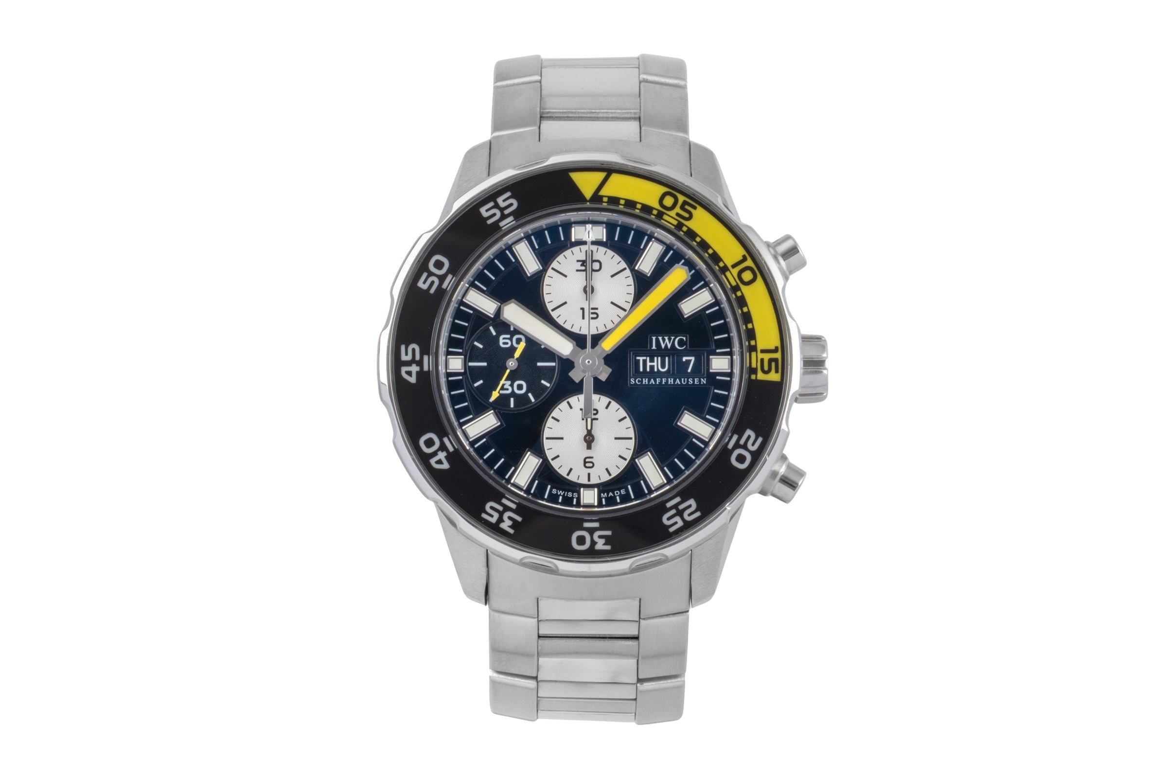 IWC Aquatimer cronografo acciaio automatismo orologio da uomo IW376701  [2501565]
