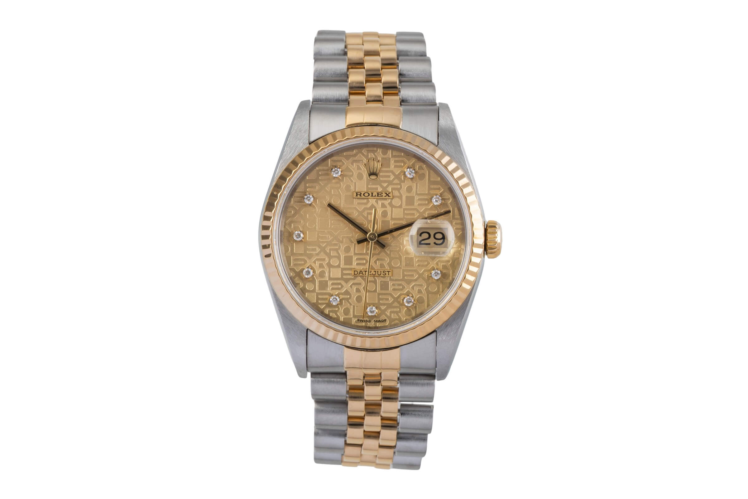 Rolex Datejust 36 Stahl / Gold Computer Dial Diamond Automatik Ref. 16233  [2501566]