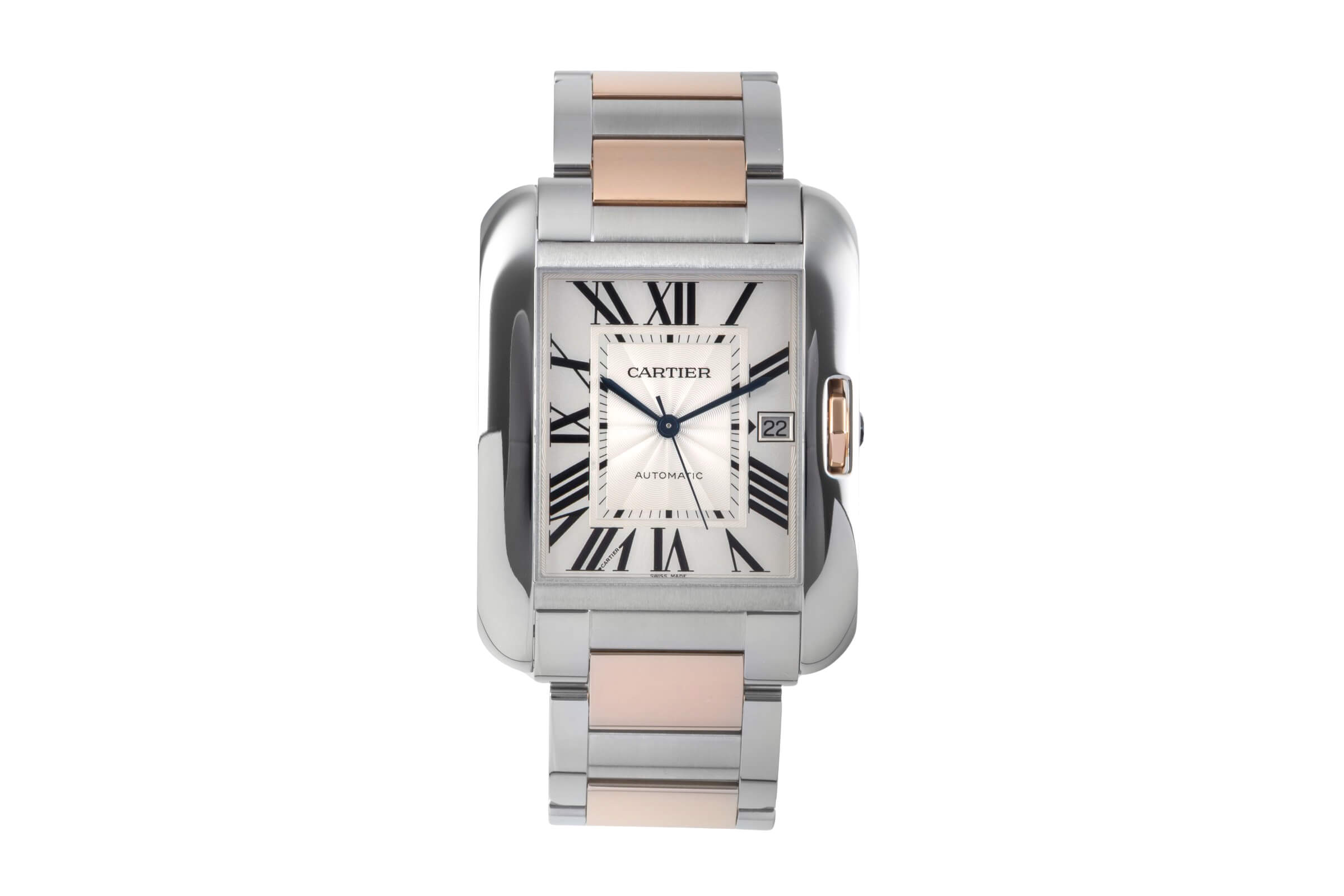 Cartier Tank steel / gold automatic men's watch W5310006  [2501572]