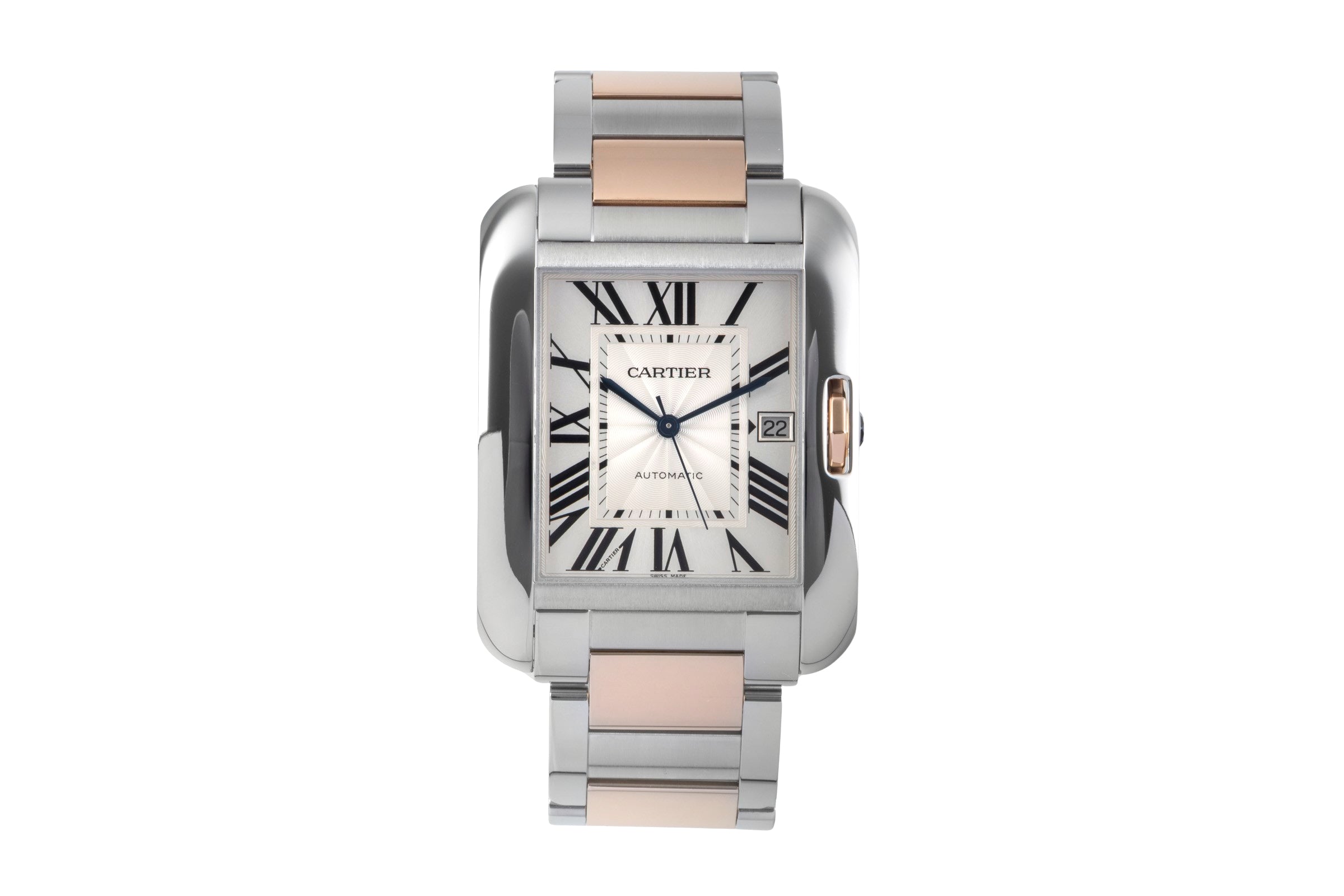 Cartier Tank steel / gold automatic men's watch W5310006  [2501572]