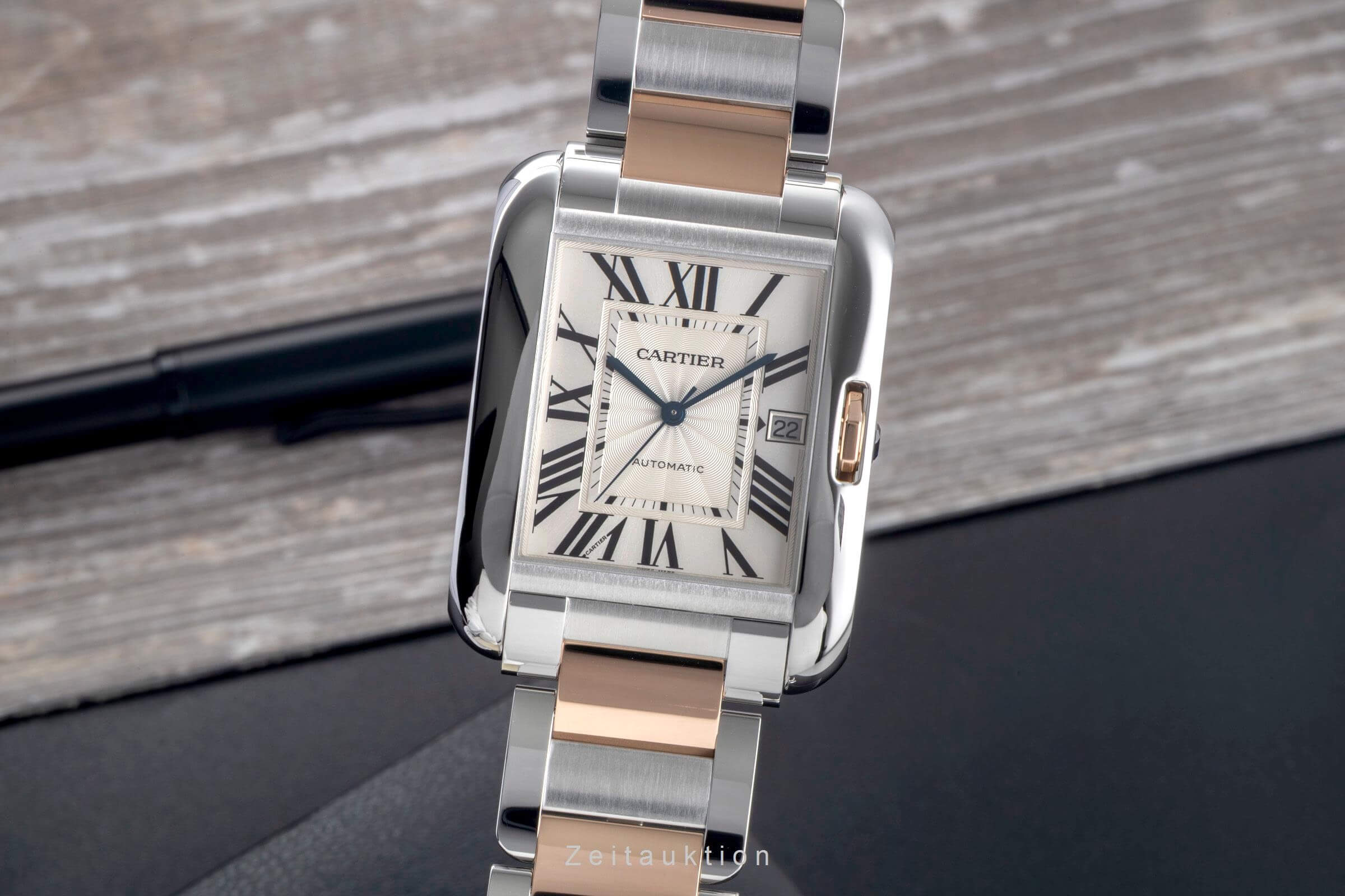 Cartier Tank steel / gold automatic men's watch W5310006  [2501572]