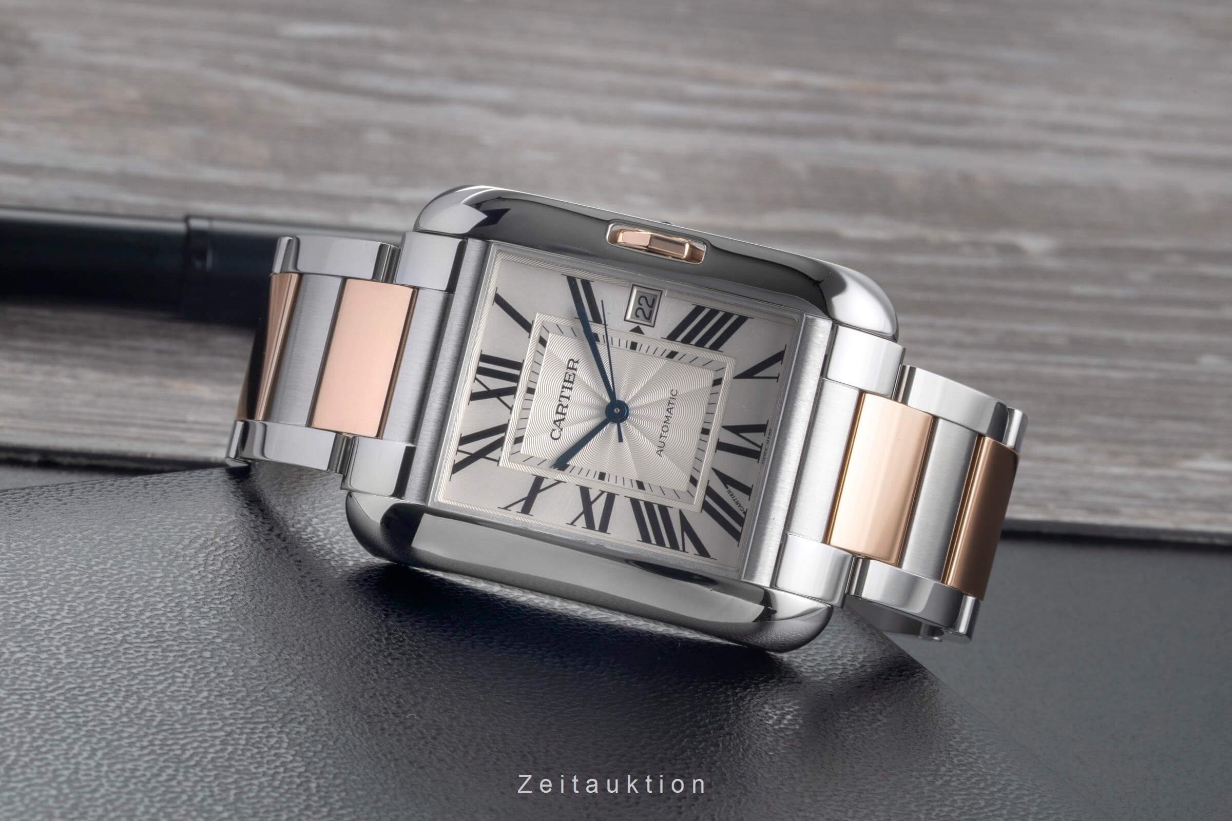 Cartier Tank steel / gold automatic men's watch W5310006  [2501572]