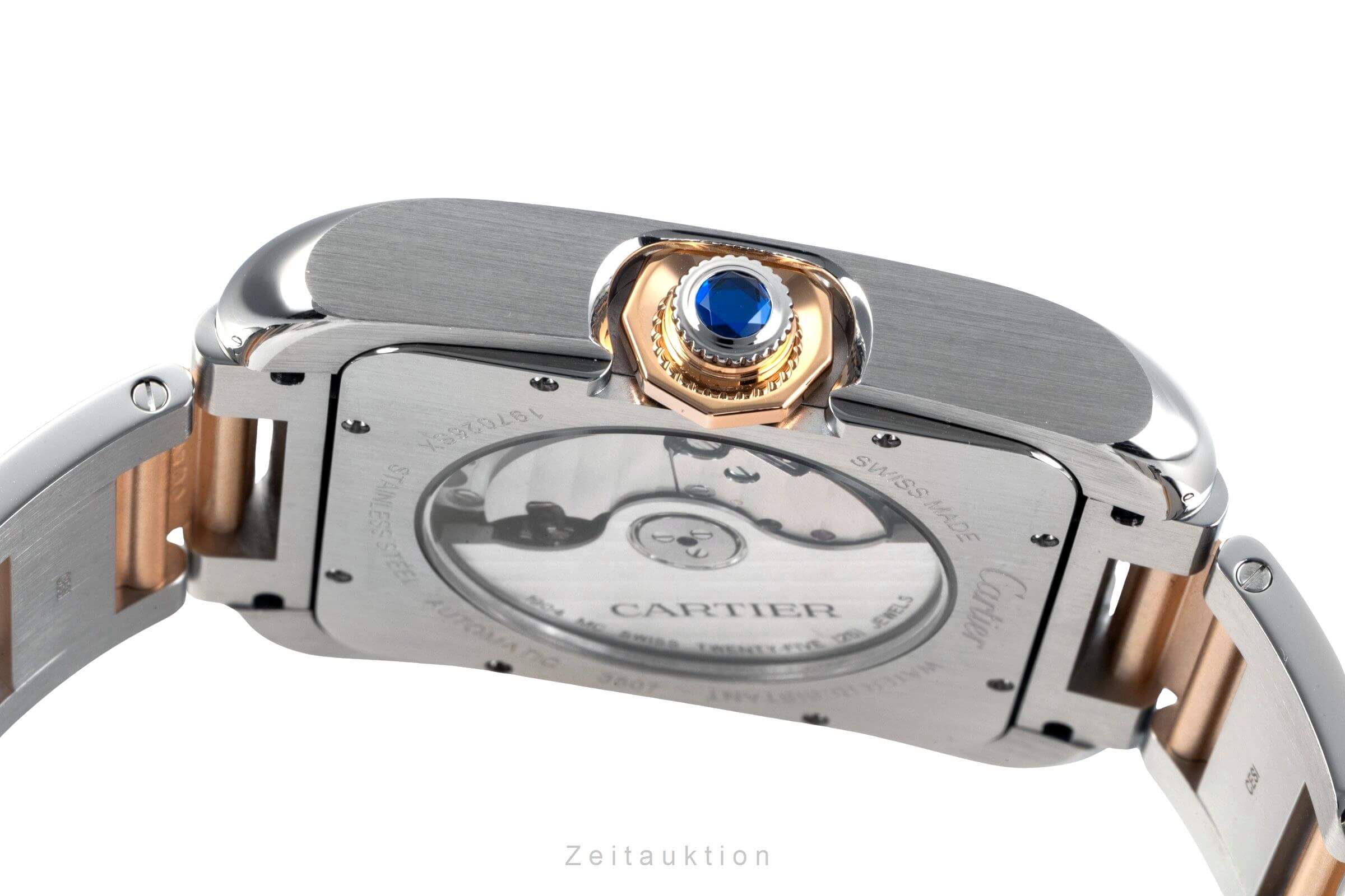 Cartier Tank steel / gold automatic men's watch W5310006  [2501572]