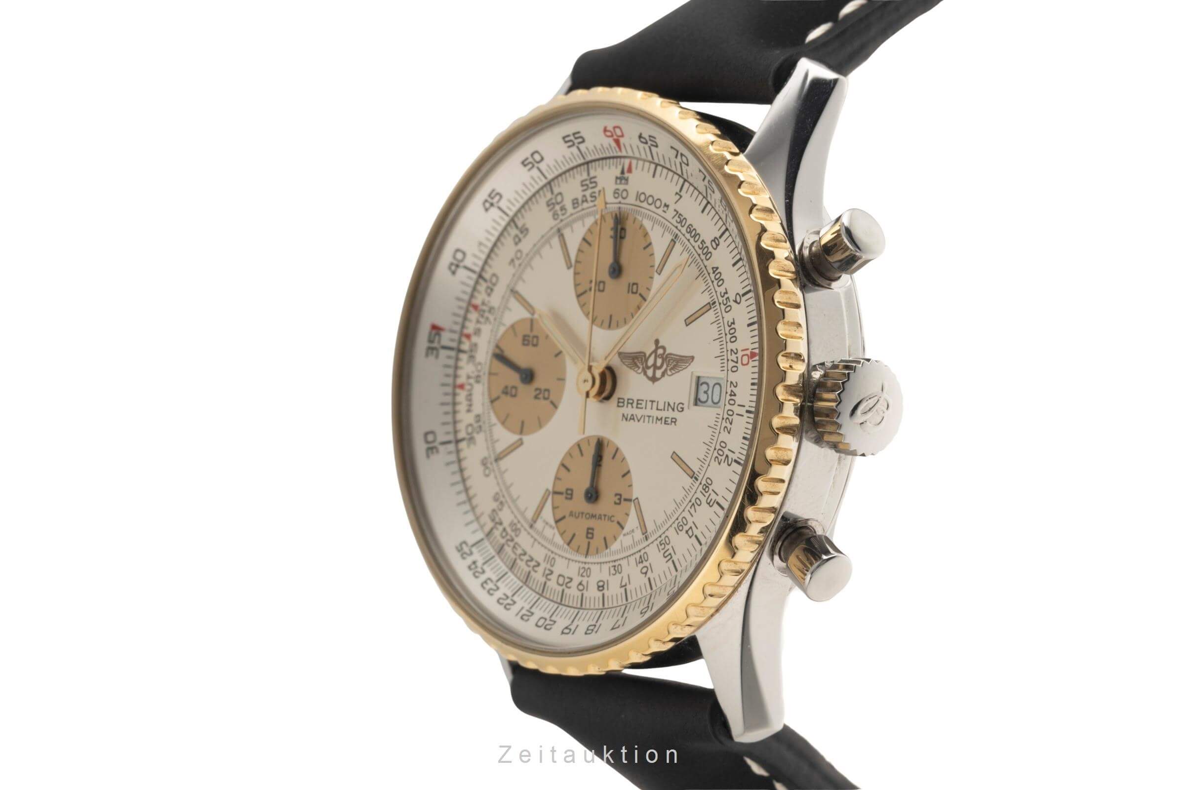 Breitling Old Navitimer cronografo acciaio / oro automatismo orologio da uomo B13019  [2501575]