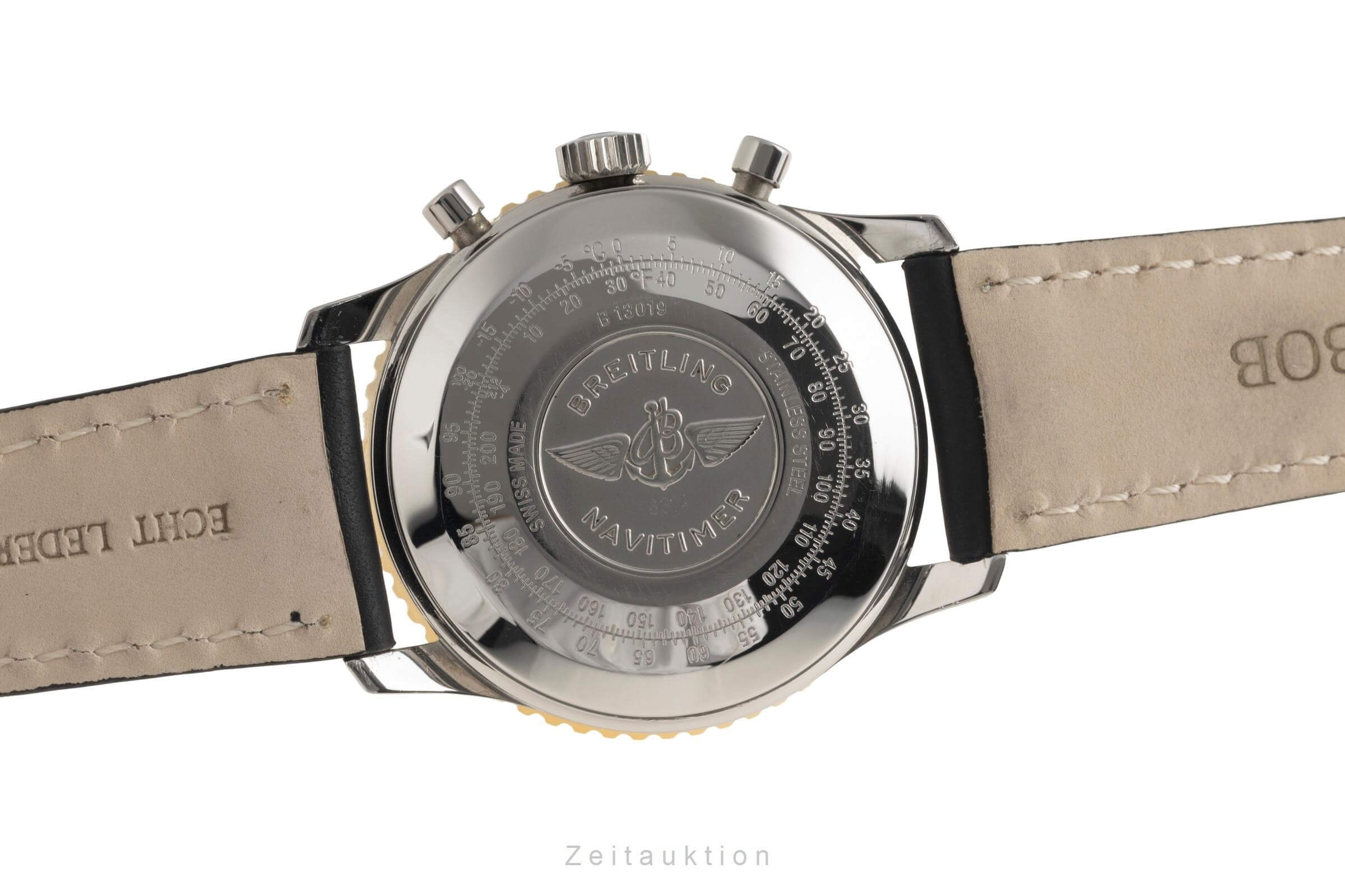 Breitling Old Navitimer cronografo acciaio / oro automatismo orologio da uomo B13019  [2501575]