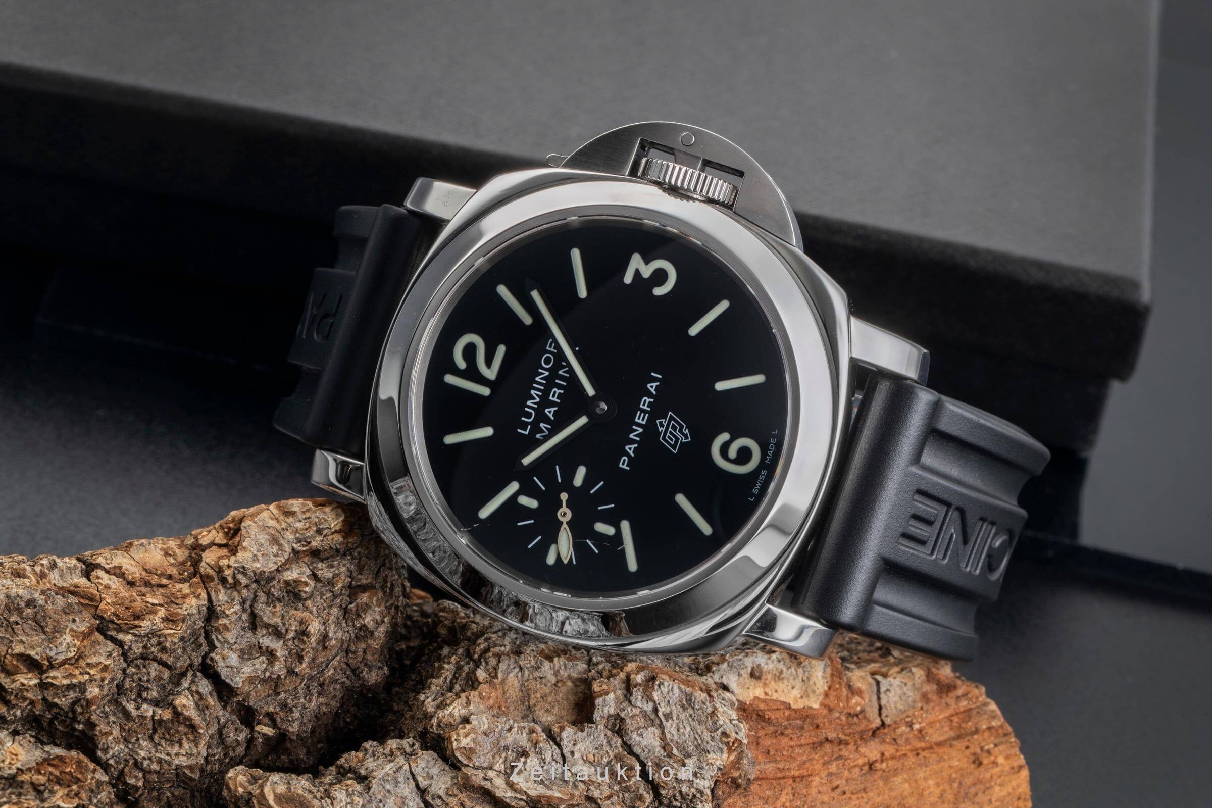 Panerai Luminor Marina acciaio carica manuale orologio da uomo PAM00005 LP: 0EUR  [2501578]