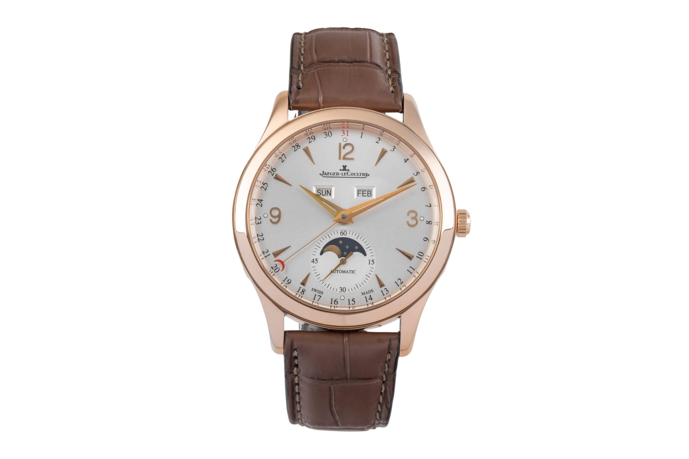 Jaeger LeCoultre Master Calendar 18 ct gold automatic men's watch Q1552520  ,176.2.12.S LP: 32300EUR  [2501583]