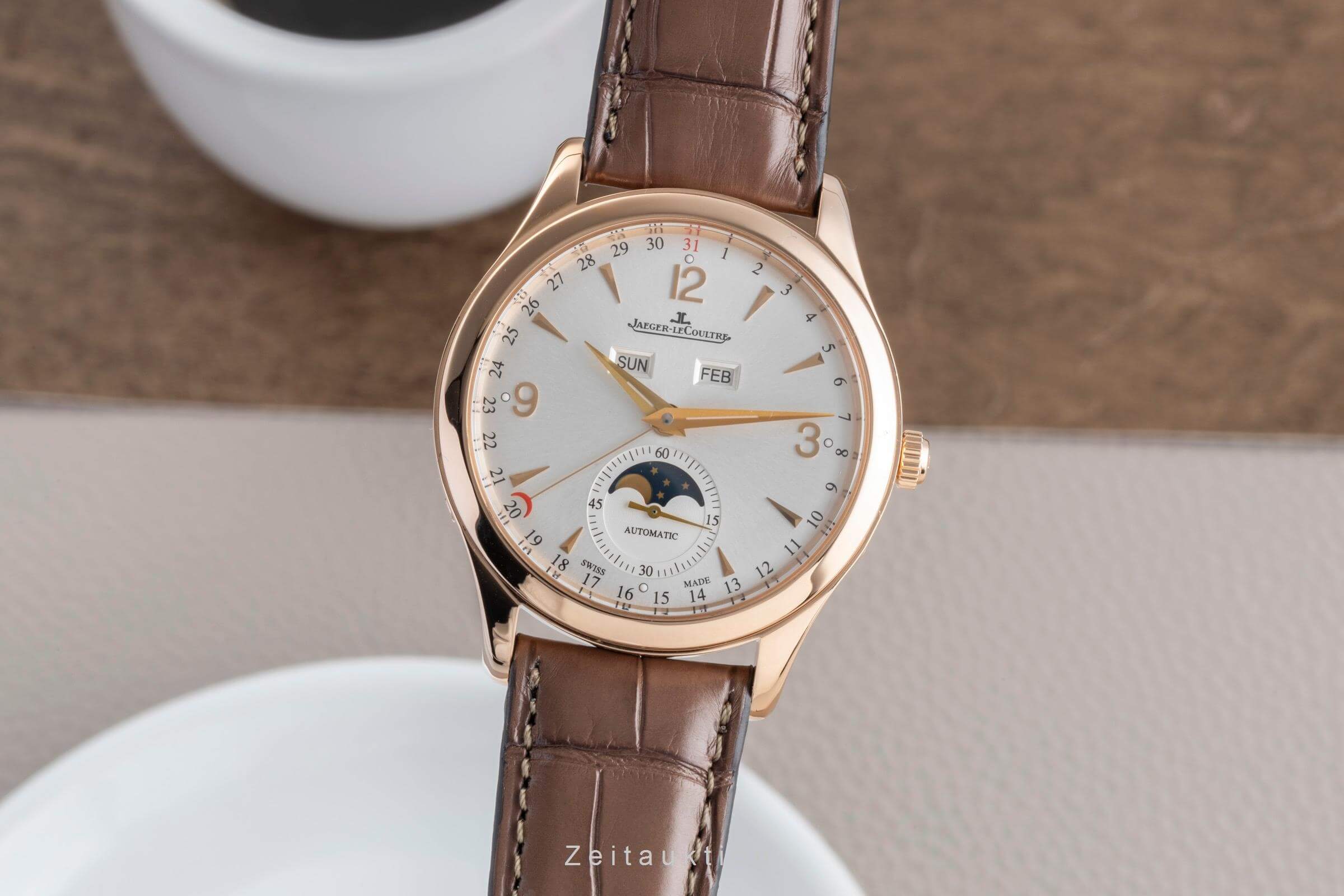 Jaeger LeCoultre Master Calendar 18 ct gold automatic men's watch Q1552520  ,176.2.12.S LP: 32300EUR  [2501583]