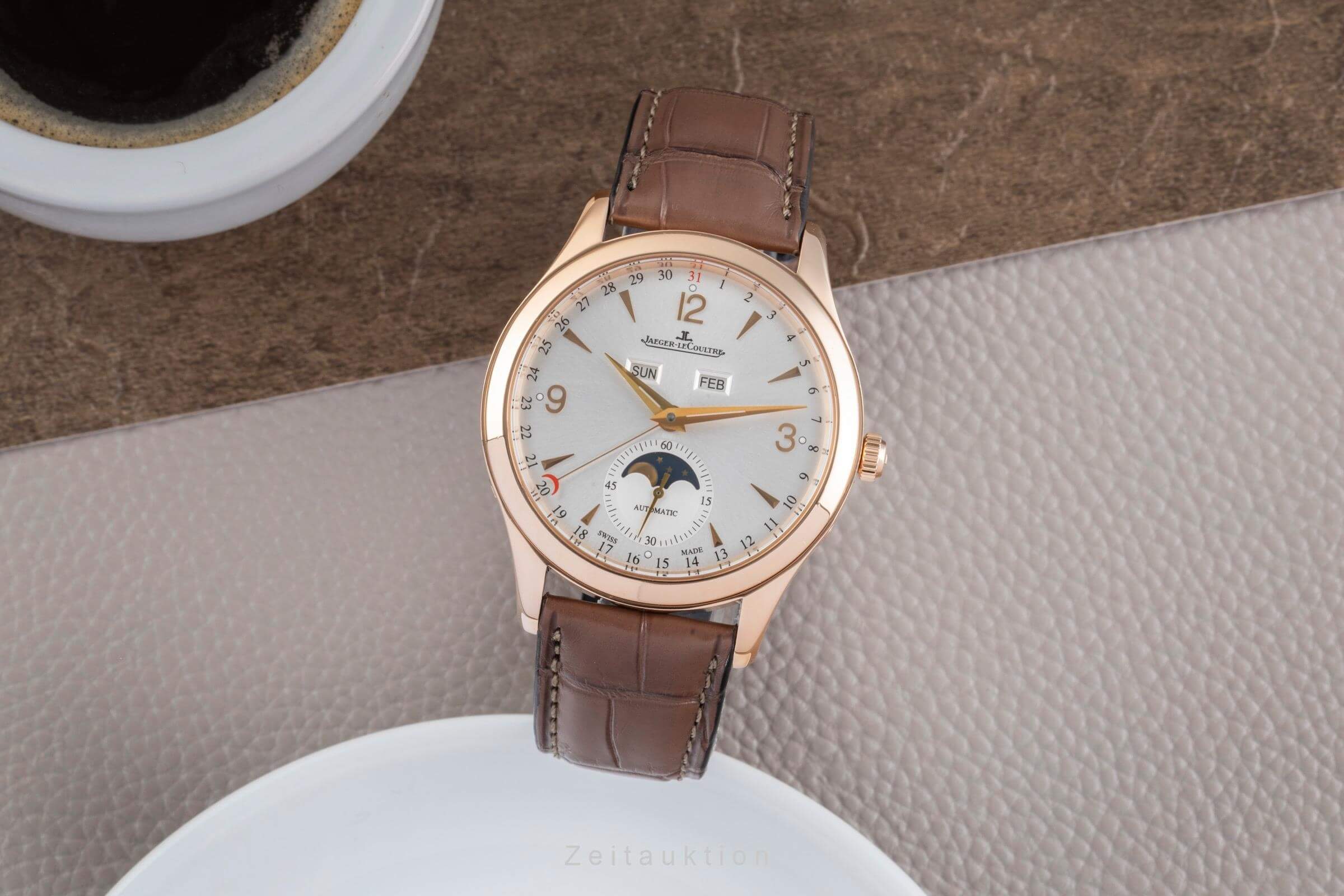 Jaeger LeCoultre Master Calendar 18 ct gold automatic men's watch Q1552520  ,176.2.12.S LP: 32300EUR  [2501583]