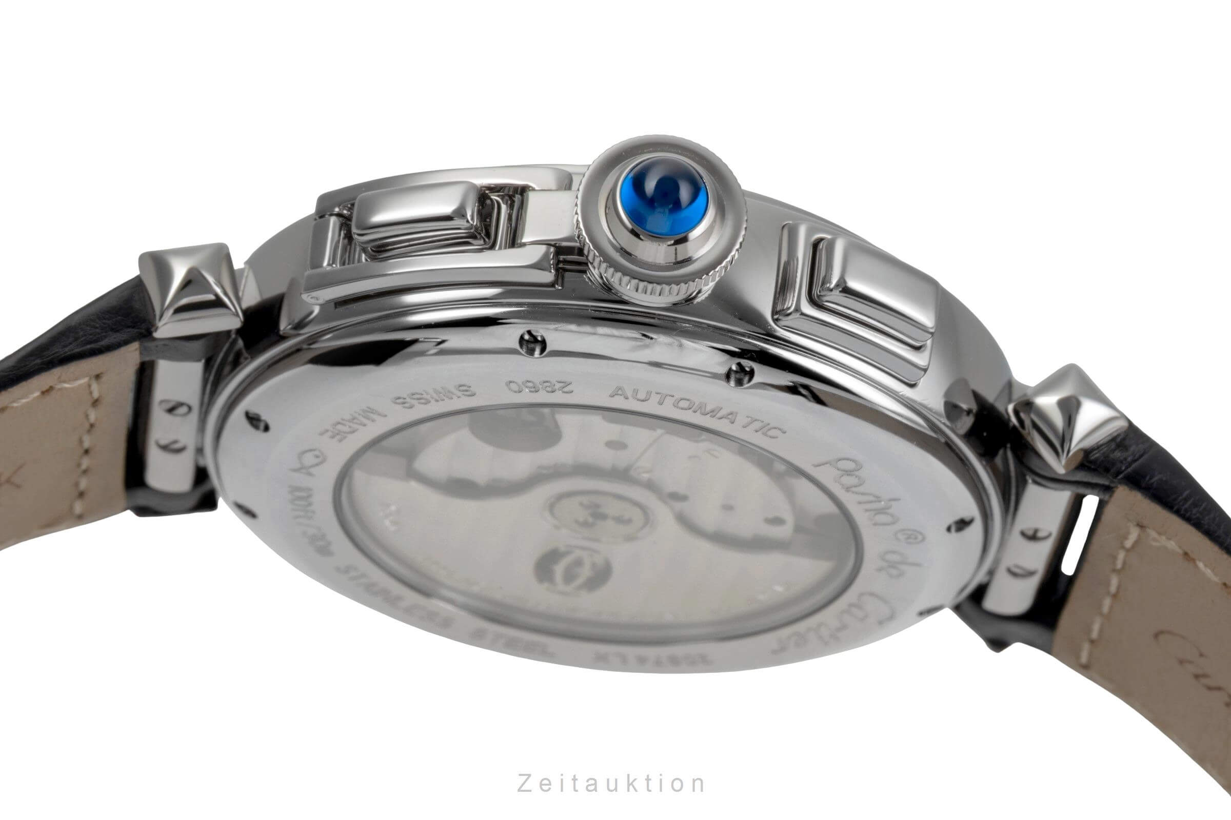 Cartier Pasha cronografo acciaio automatismo orologio da uomo W3108555 LP: 11100EUR  [2501589]