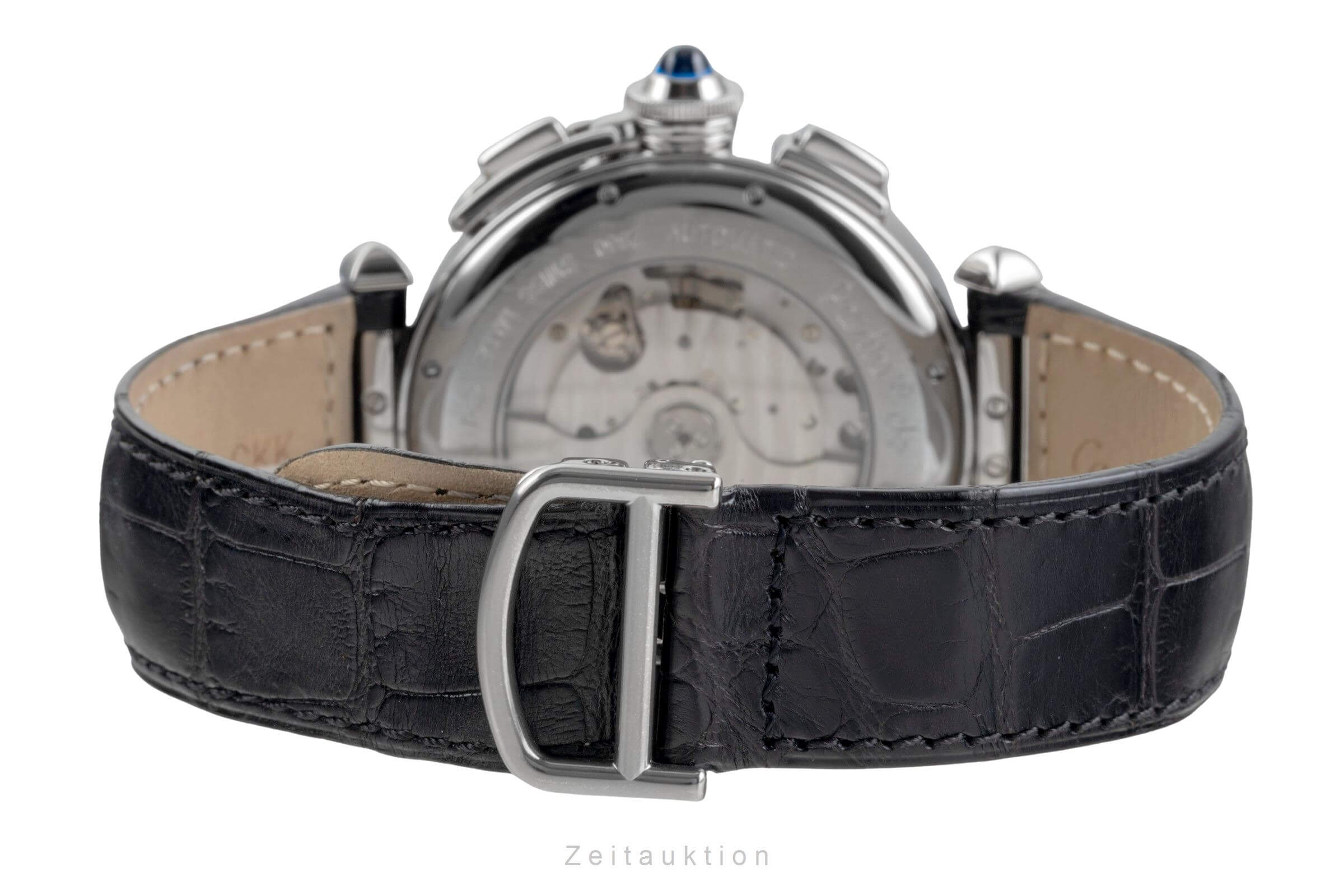 Cartier Pasha cronografo acciaio automatismo orologio da uomo W3108555 LP: 11100EUR  [2501589]