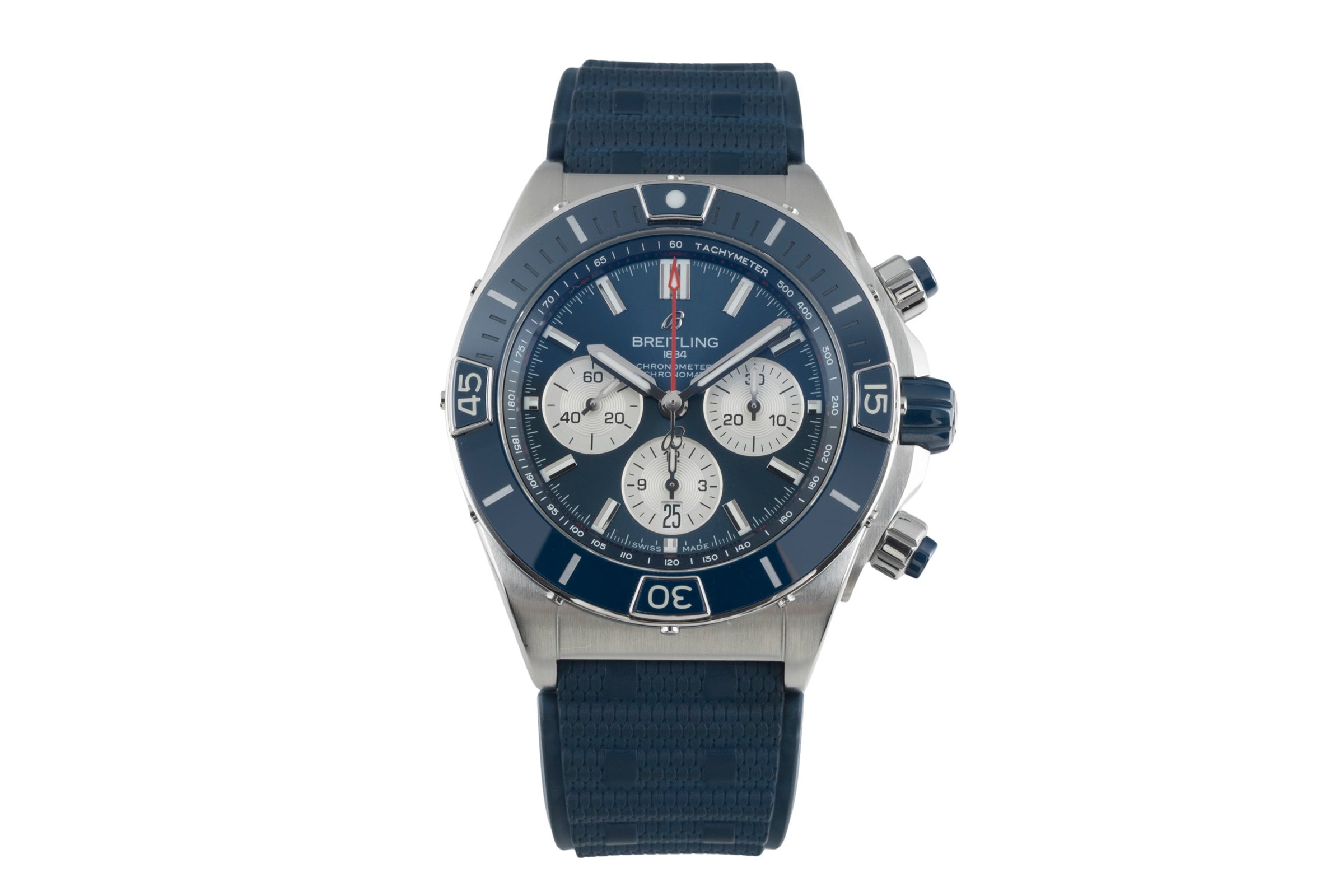 BREITLING CHRONOMAT 初期モデル 訳アリ Breitling Chronomat chronograph steel automatic Kal. B01 Ref