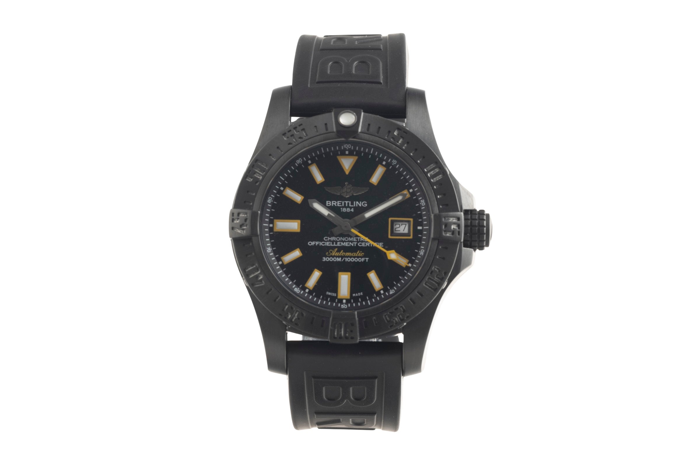 Breitling Avenger II Seawolf steel automatic Kal. B17 Ref. M17331