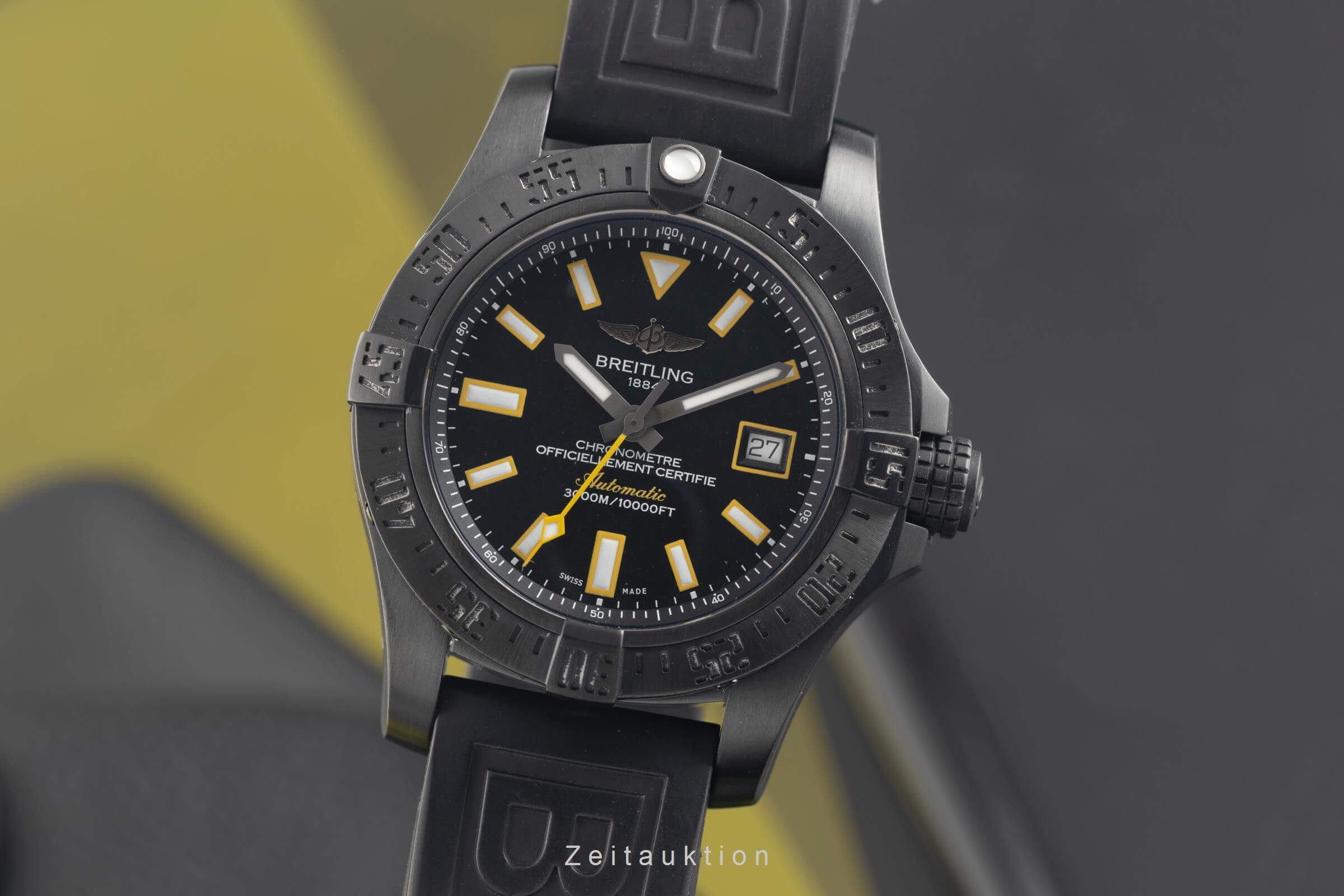Breitling Avenger II Seawolf acero automático reloj para caballeros M17331 Limited  [2501592]
