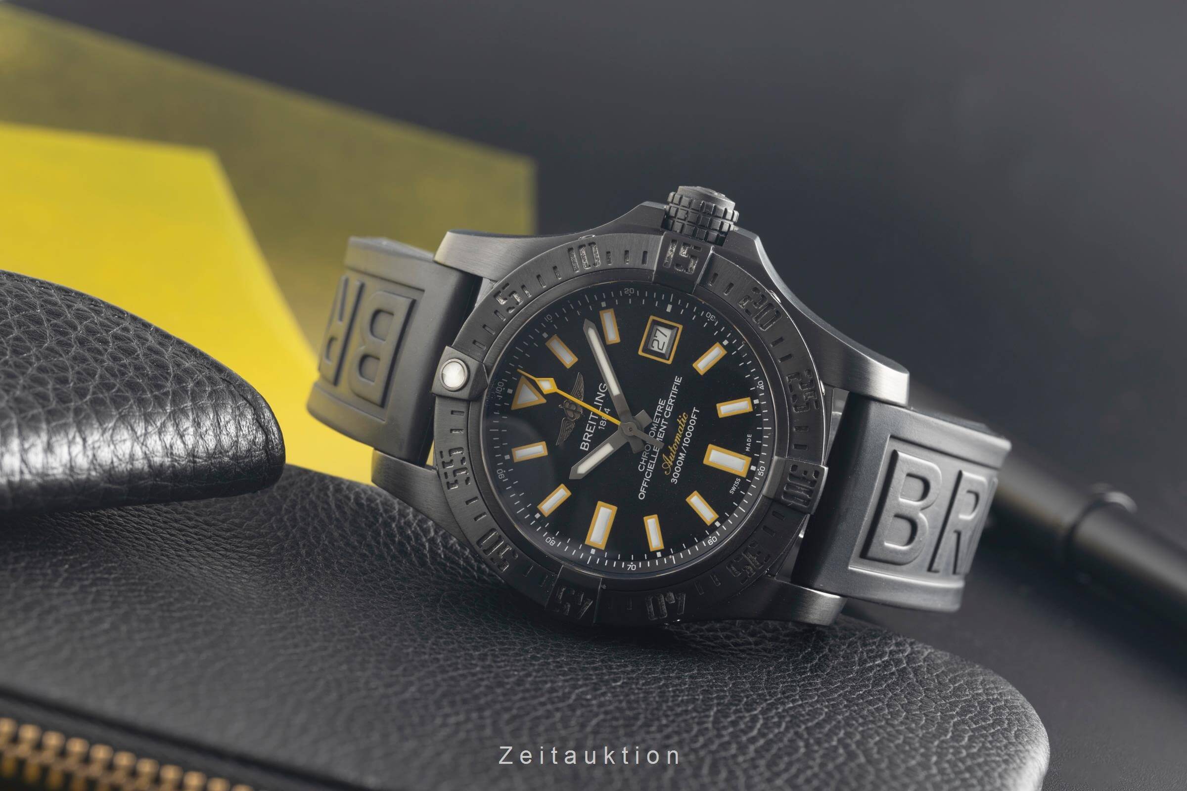 Breitling Avenger II Seawolf acero automático reloj para caballeros M17331 Limited  [2501592]