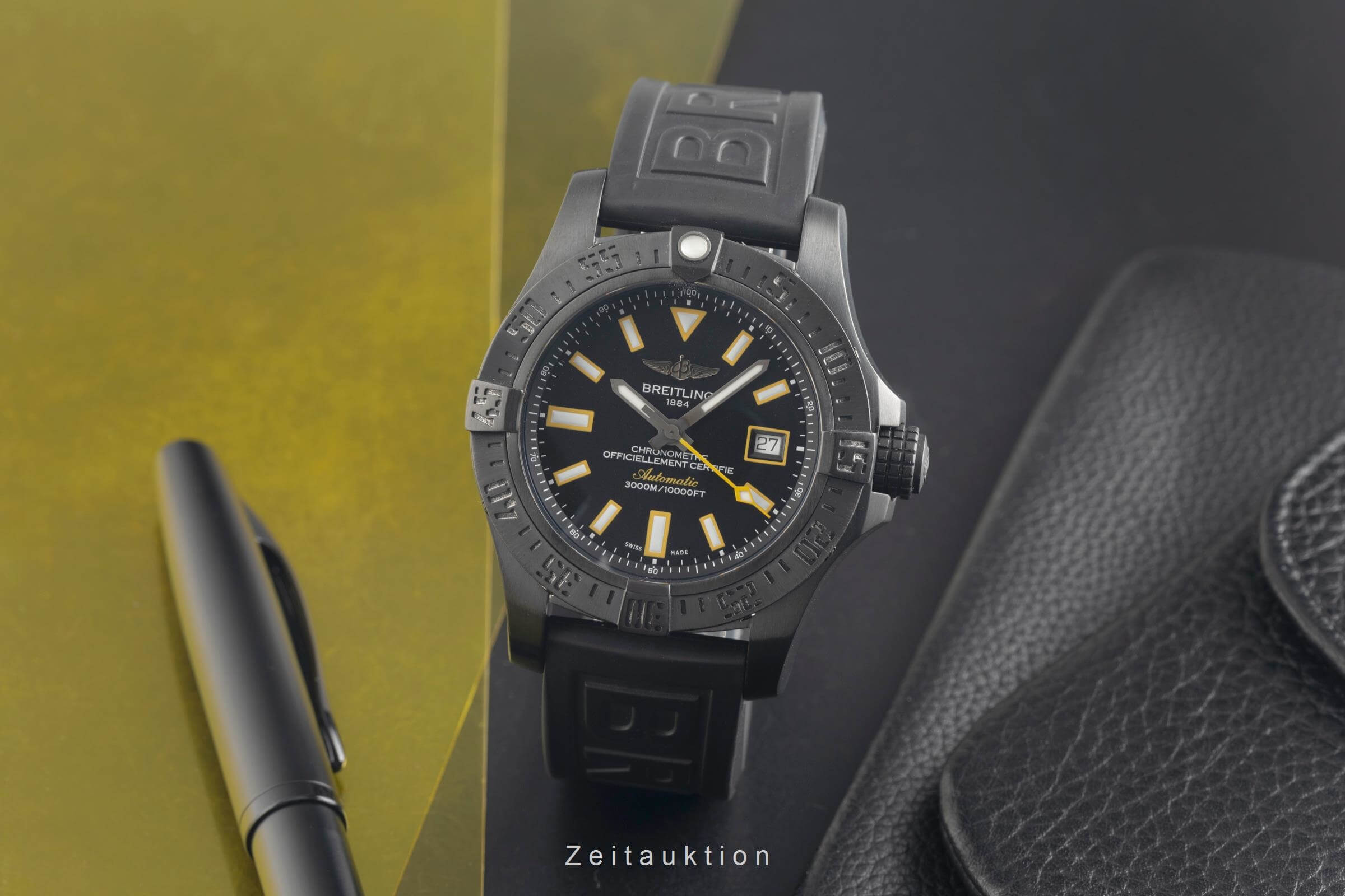 Breitling Avenger II Seawolf acero automático reloj para caballeros M17331 Limited  [2501592]